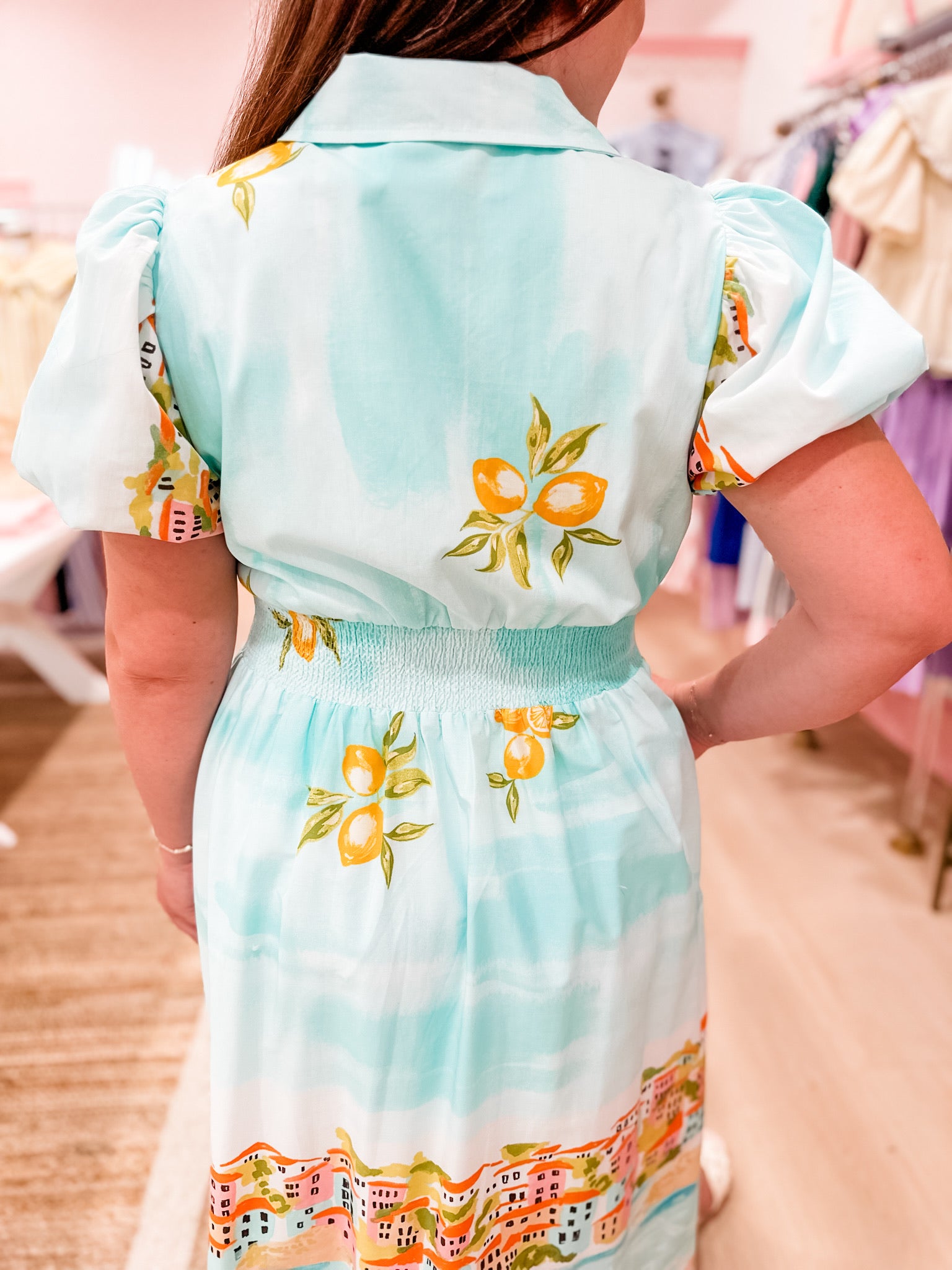 Coastal Citrus Dream Dress