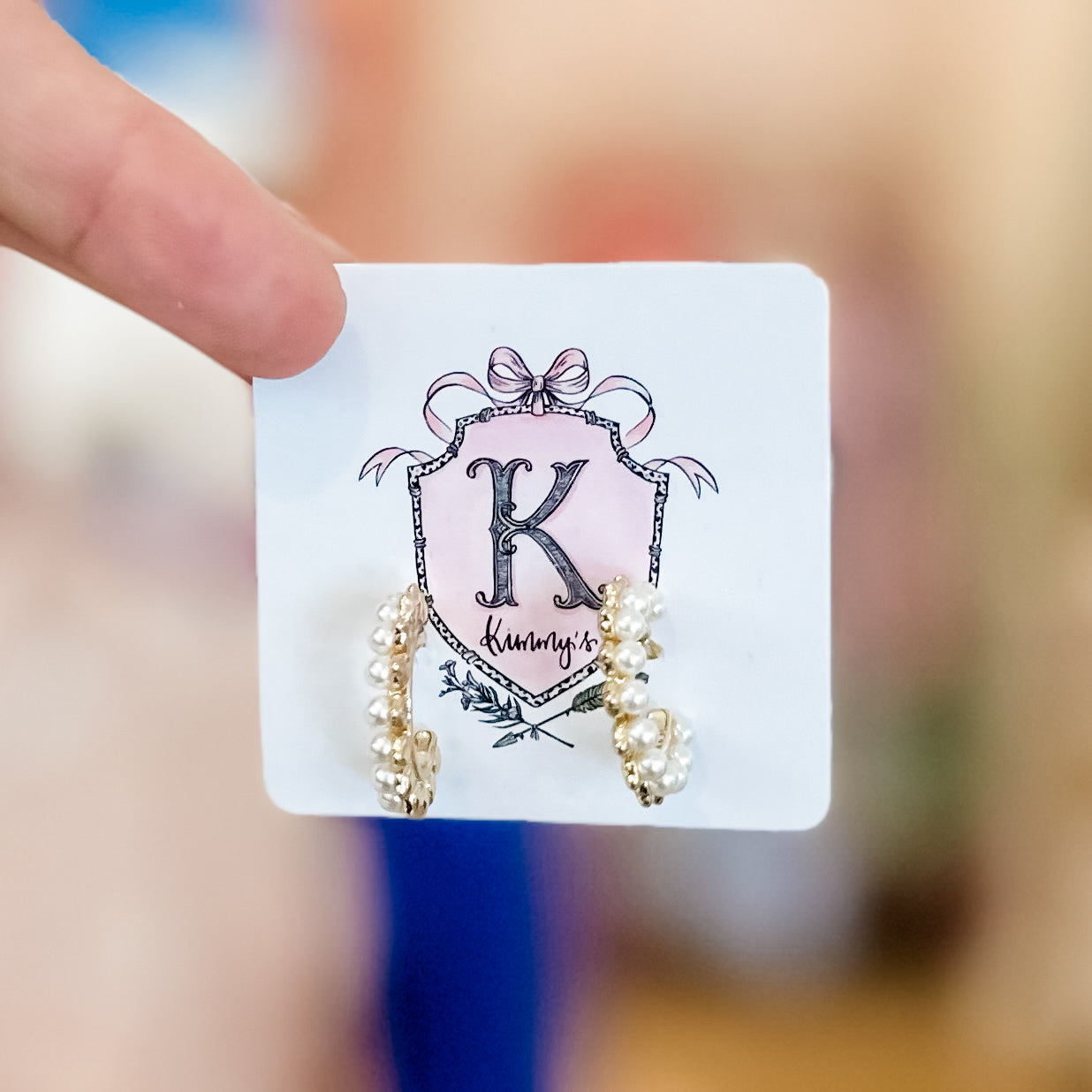 Gold Dipped Hoops with Mini Crystals