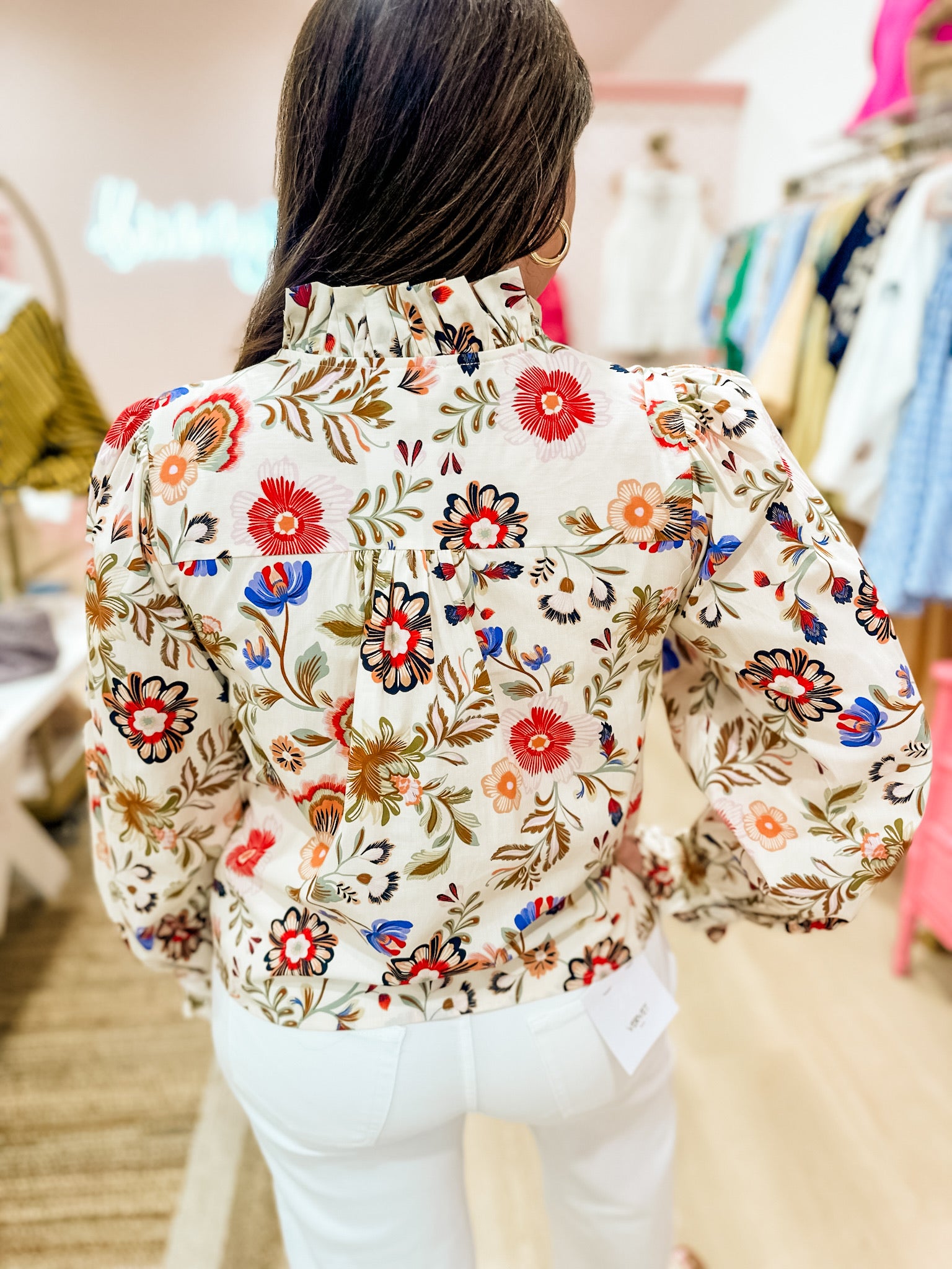 Flourishing in Florals Blouse