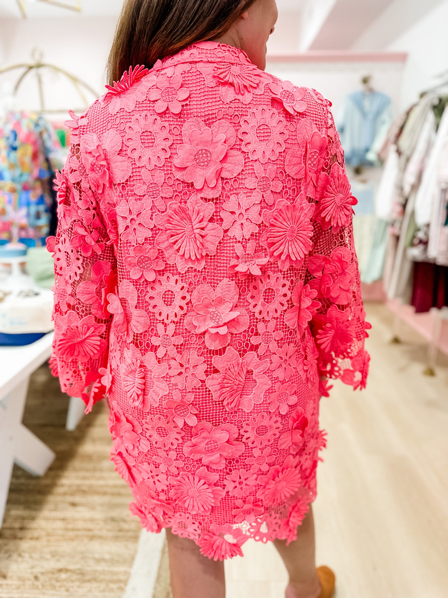 J MARIE The Seraphina Dress- Hot Pink