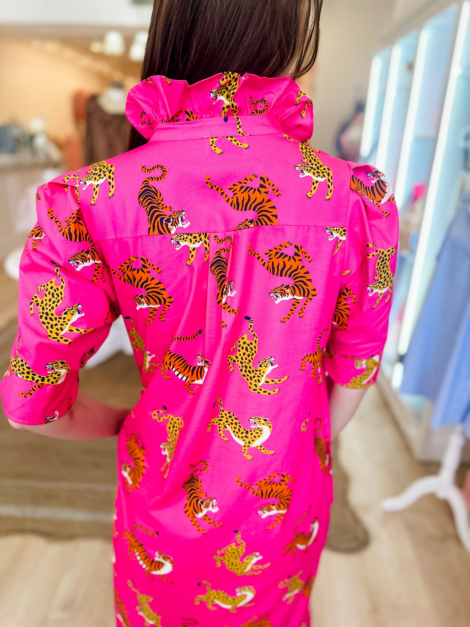 Safari Pop Midi Dress