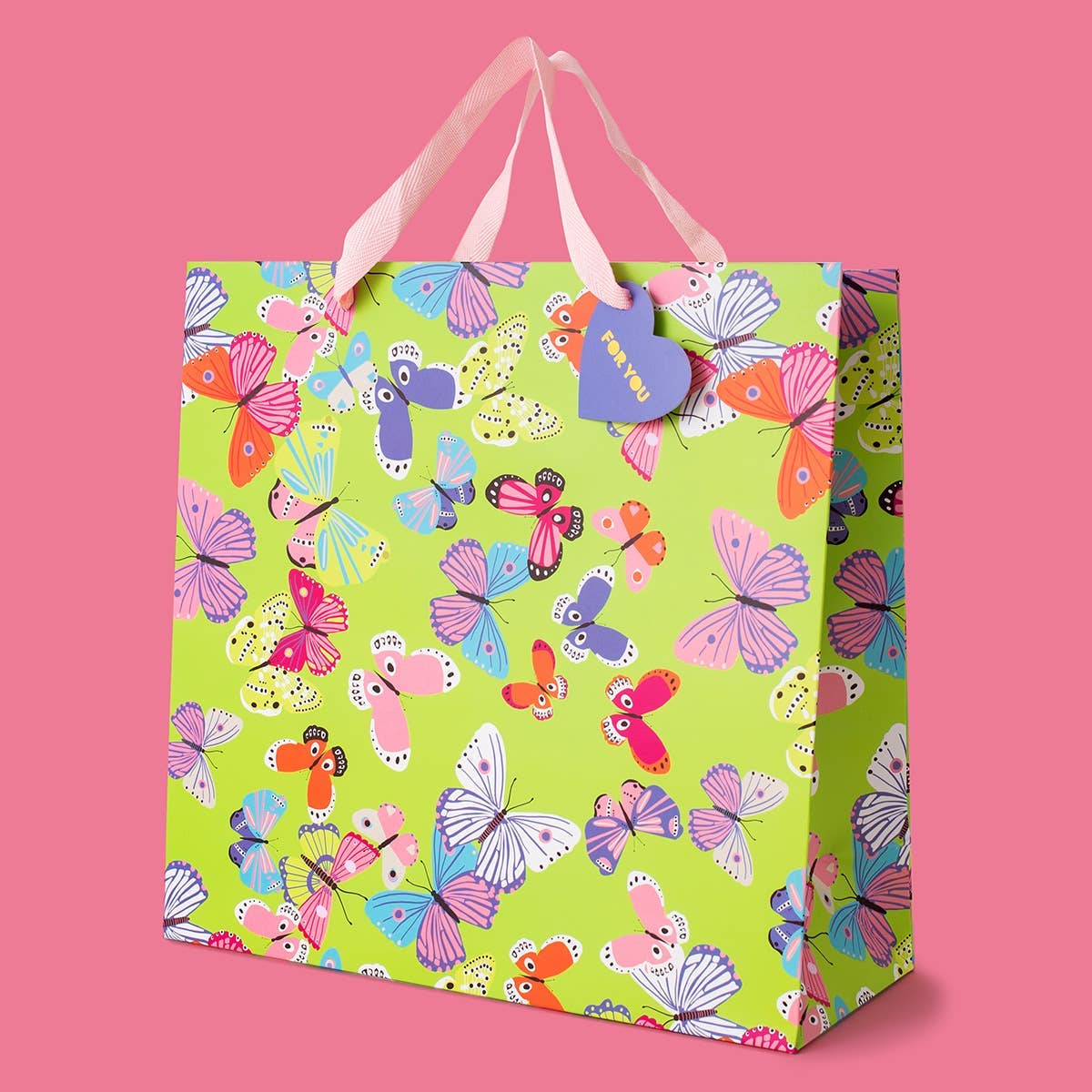 TAYLOR ELLIOTT DESIGNS Gift Bags - Butterflies - Large