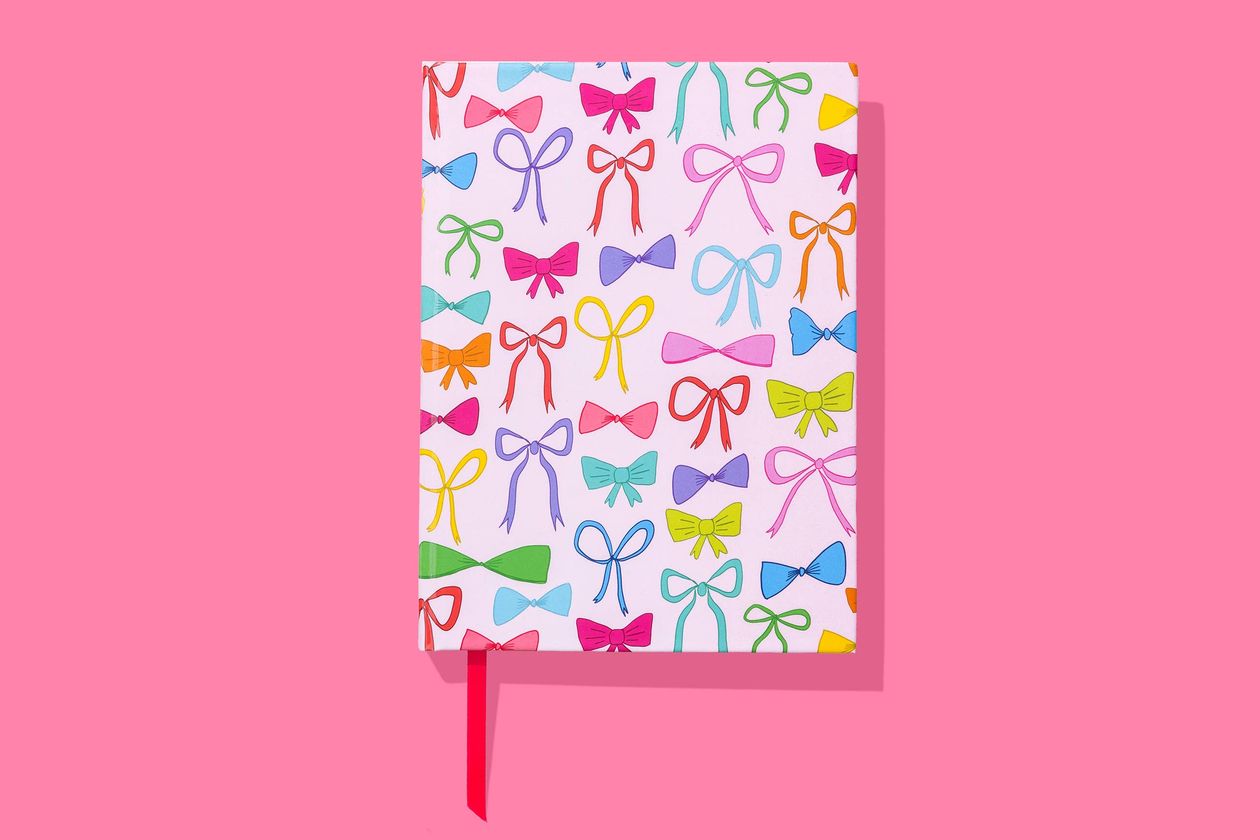 TAYLOR ELLIOTT DESIGNS Hardcover Notebook - Colorful Bows