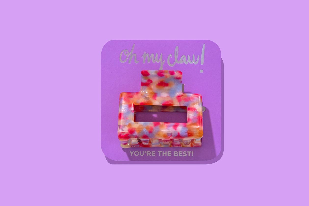 TAYLOR ELLIOTT DESIGNS Claw Hair Clip On Affirmation Card - Youre the Best