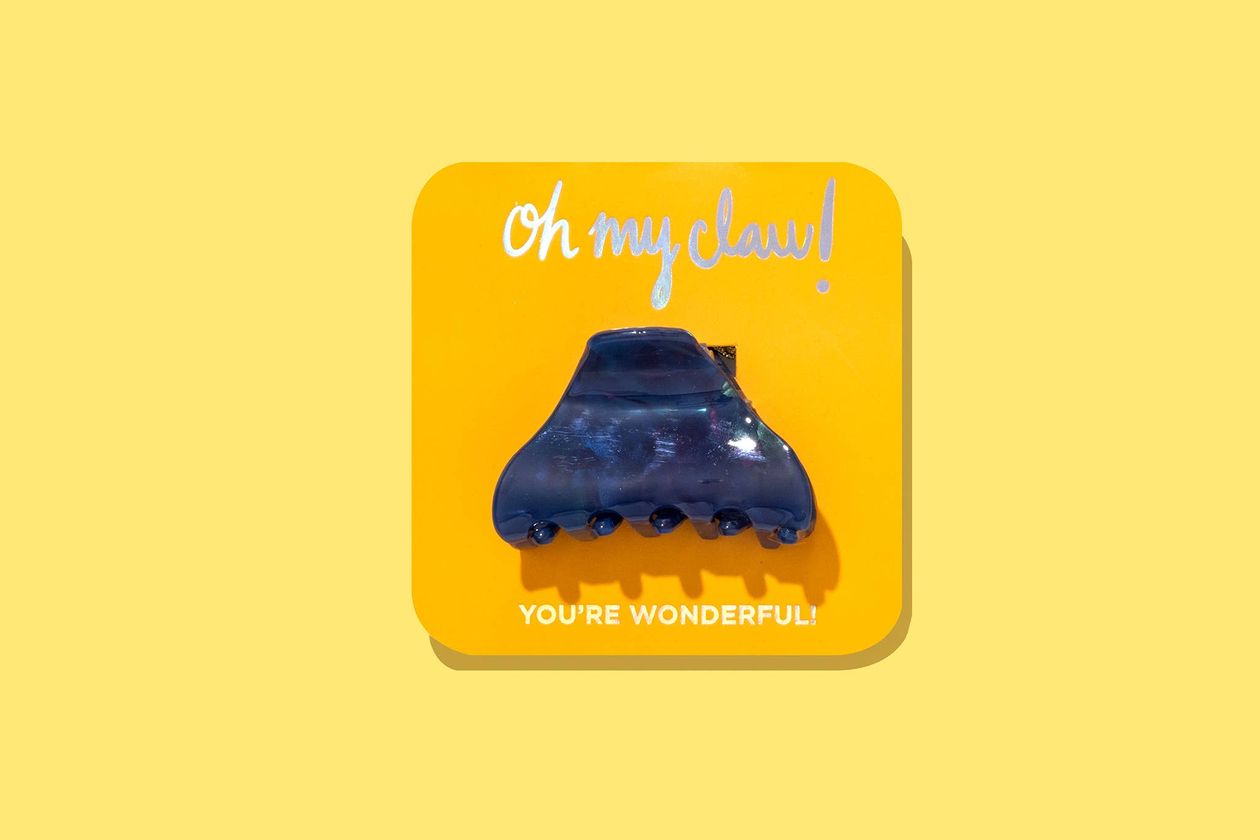 TAYLOR ELLIOTT DESIGNS Claw Hair Clip On Affirmation Card - Youre Wonderful