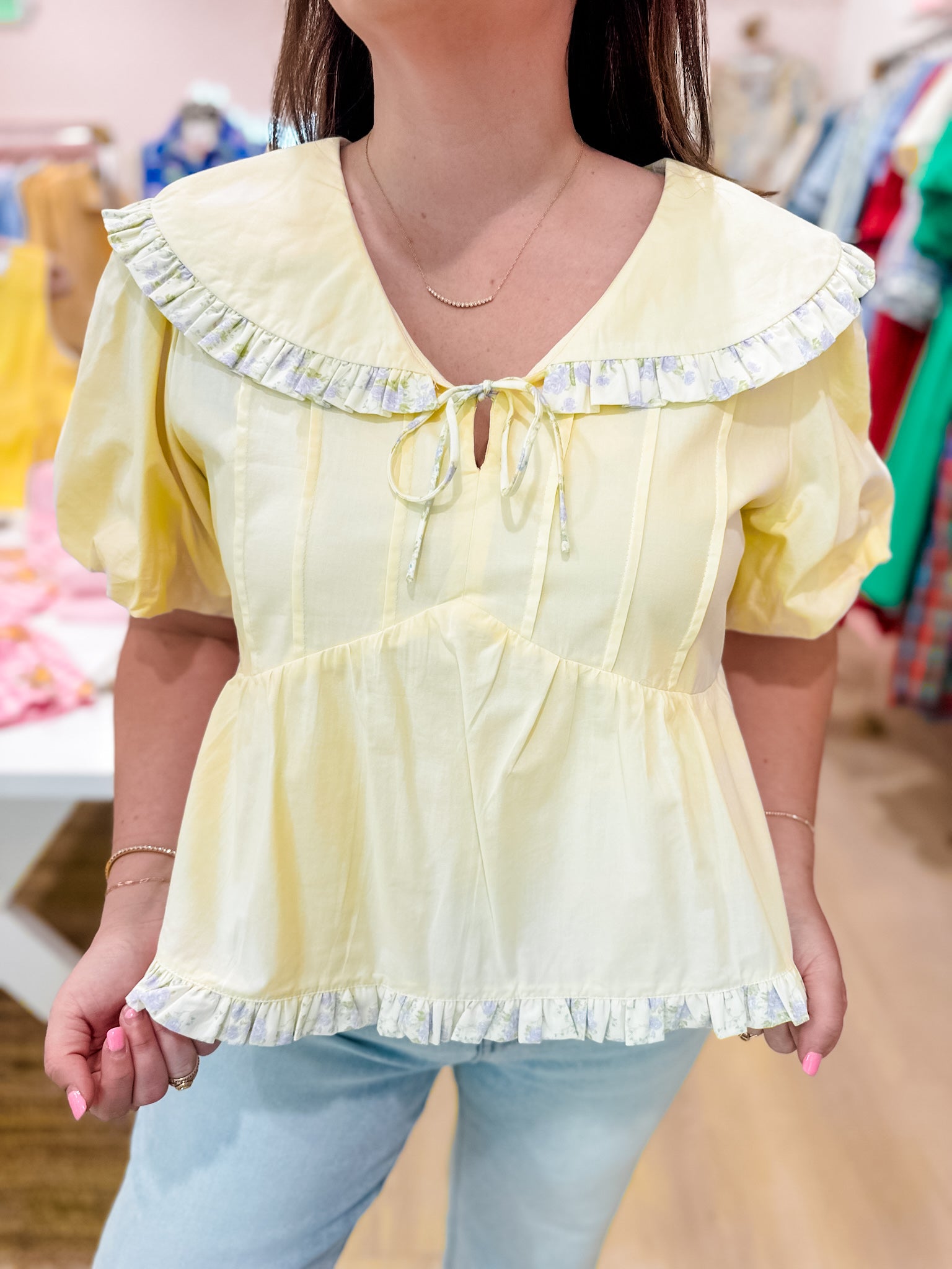 Springtime Sunshine Top