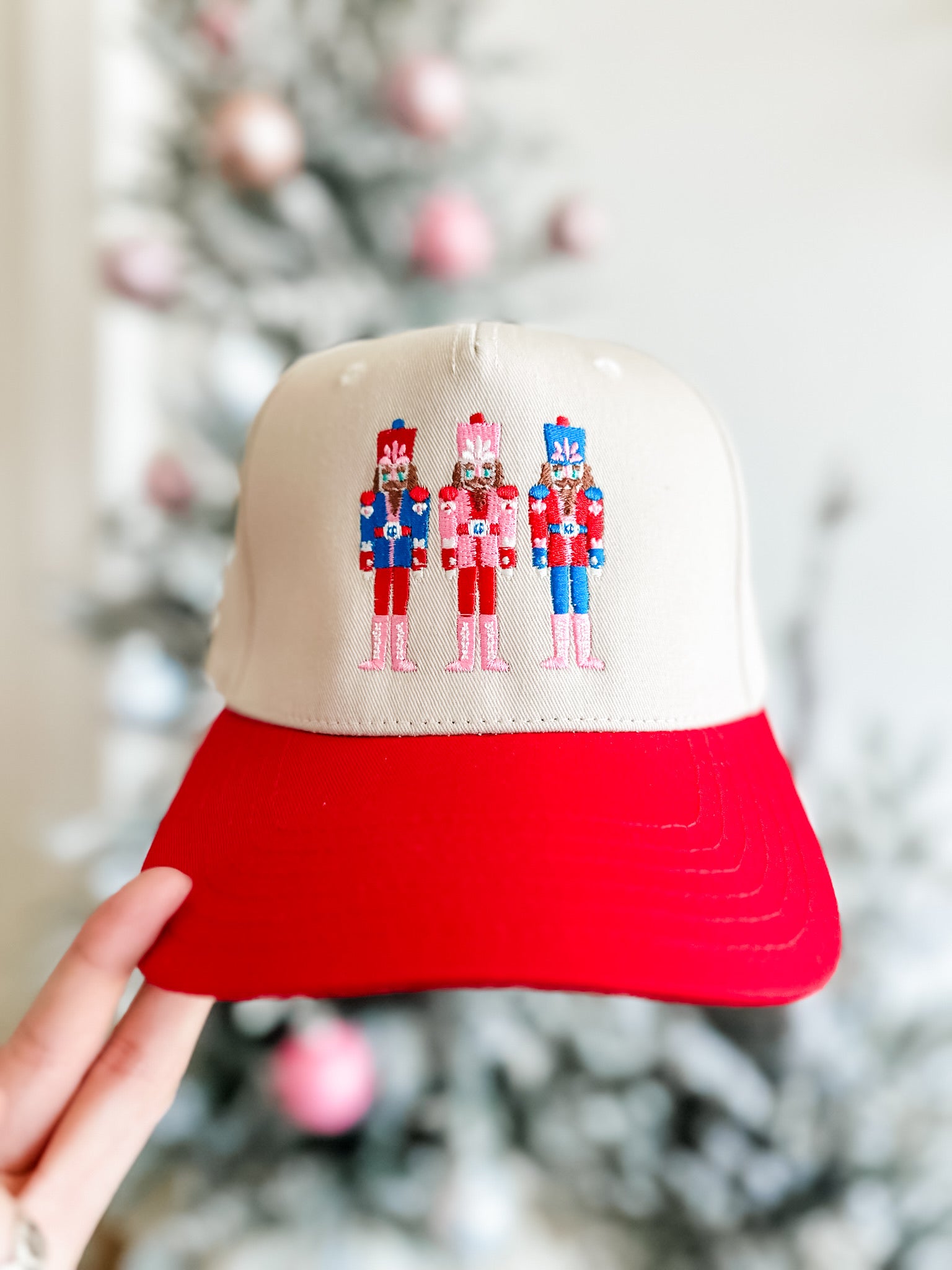 Vintage Christmas Nutcracker Hat- Red