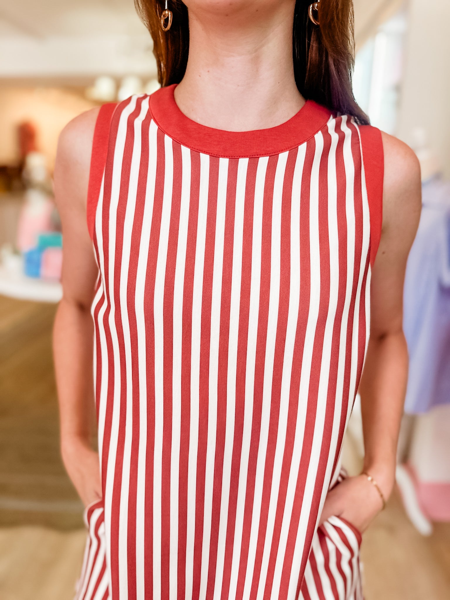 Carpool Chic Dress- Terra Cotta