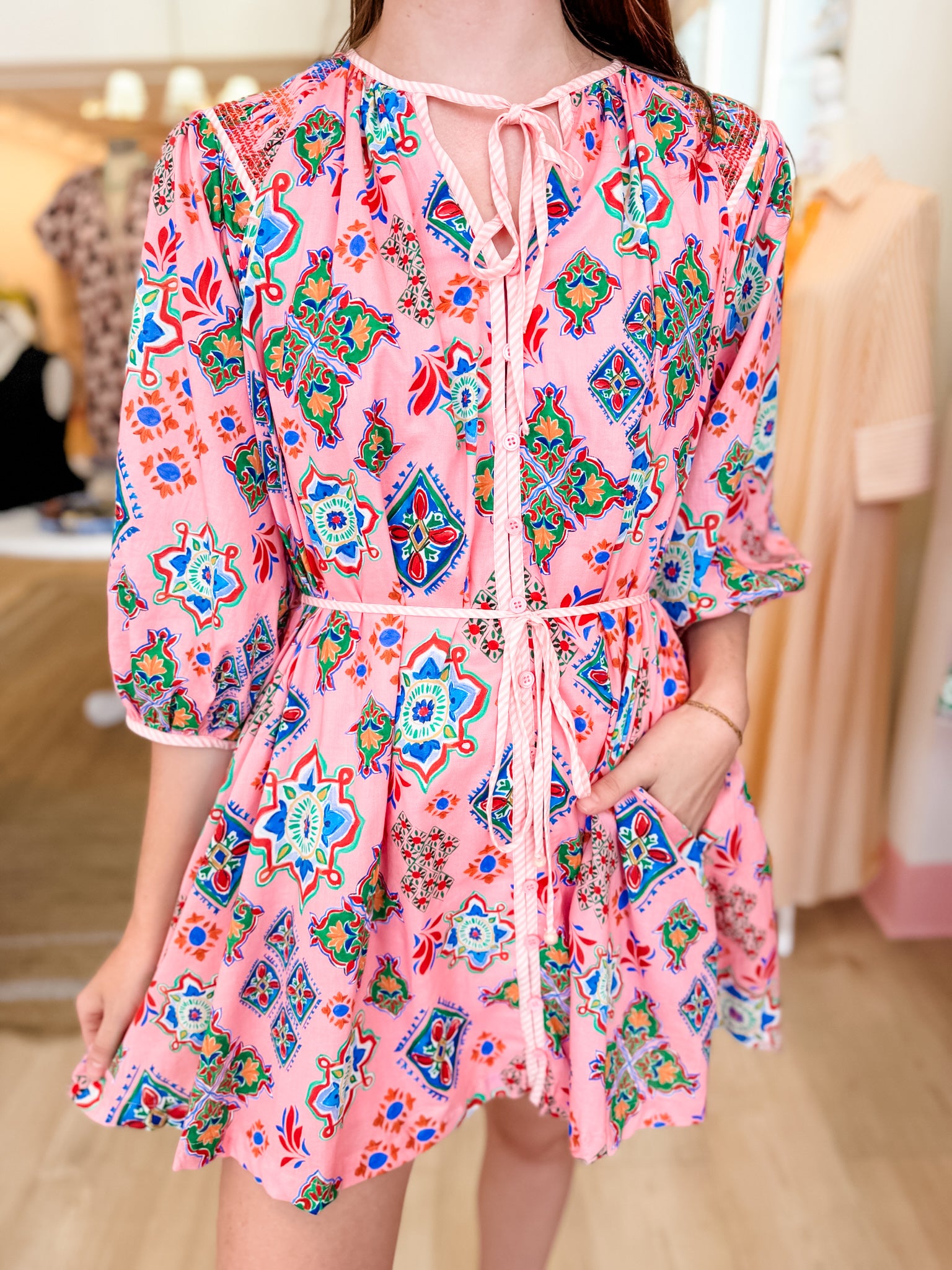 Pixel Bloom Dress