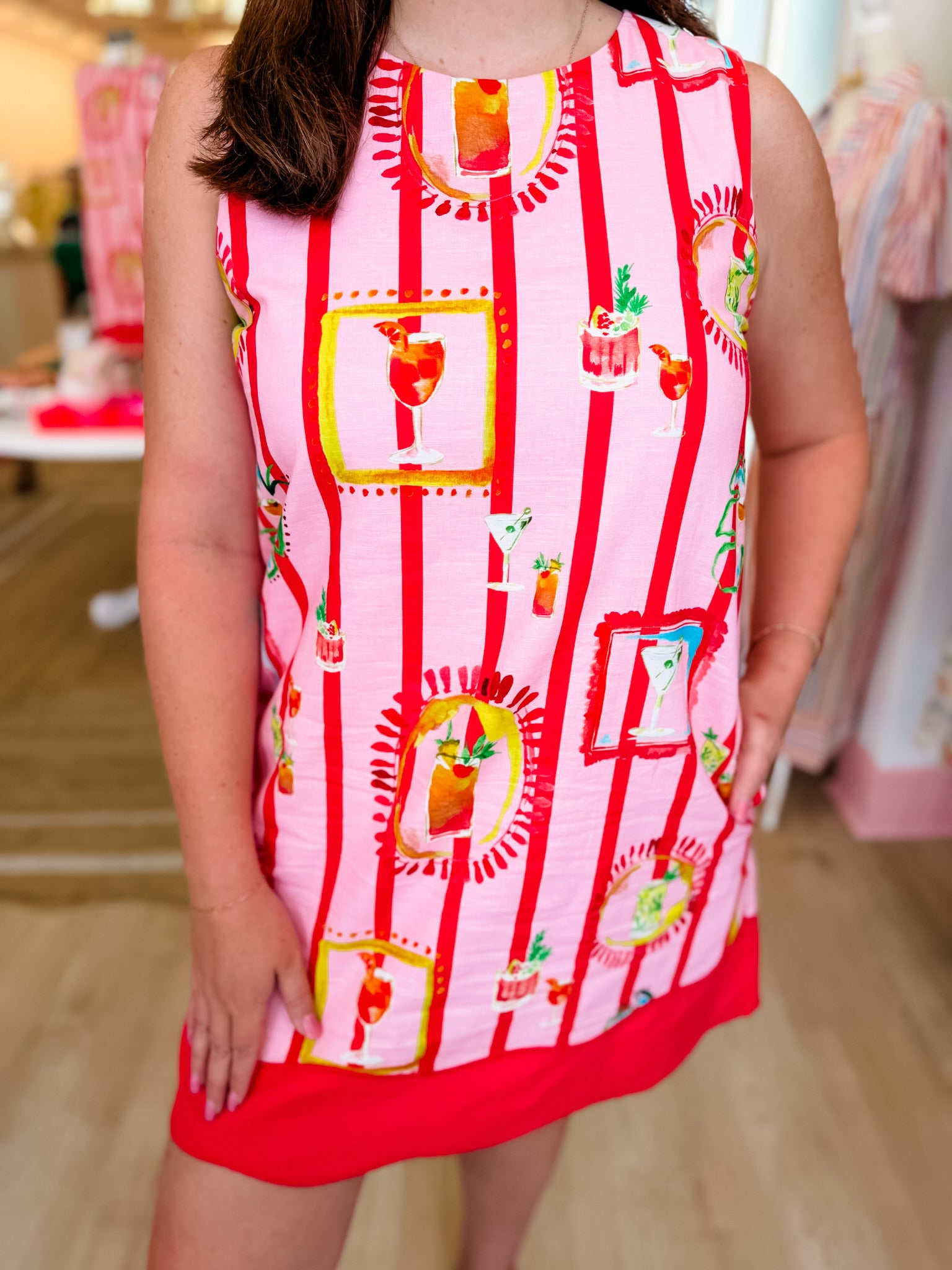 Spritz & Stripes Mini Dress