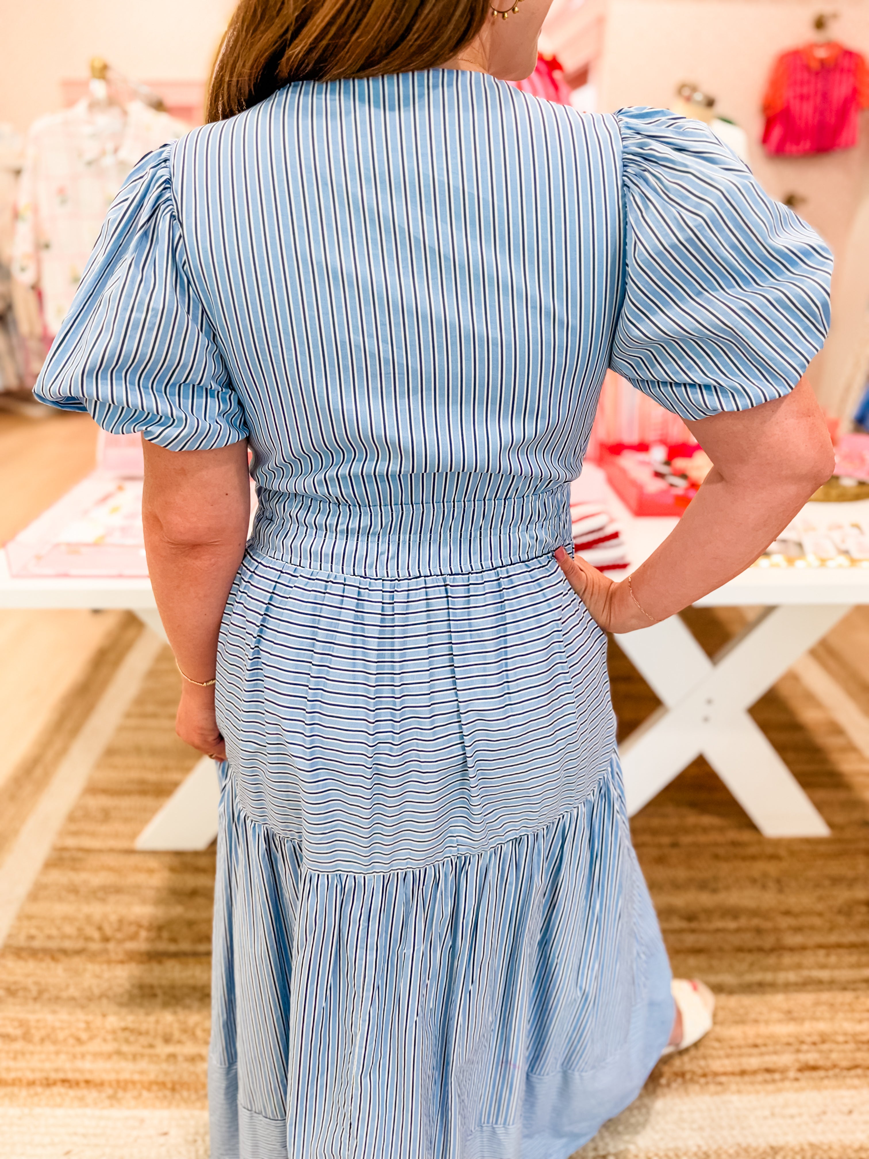Boardwalk Belle Maxi- Blue