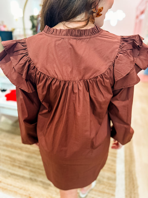 Leaves Are Falling Dress — Kimmy's Boutique - Main Image