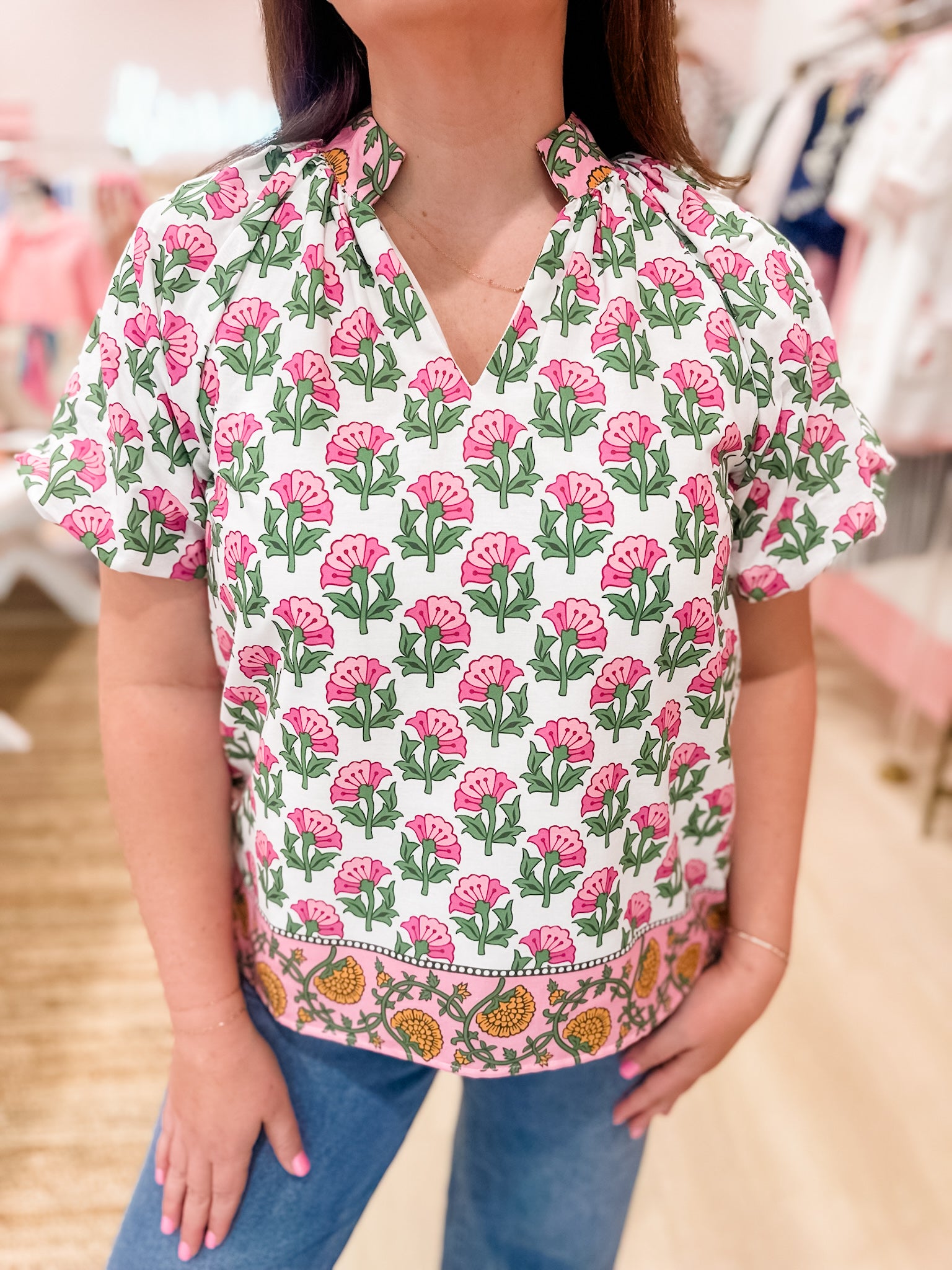 Floral Fantasy Blouse