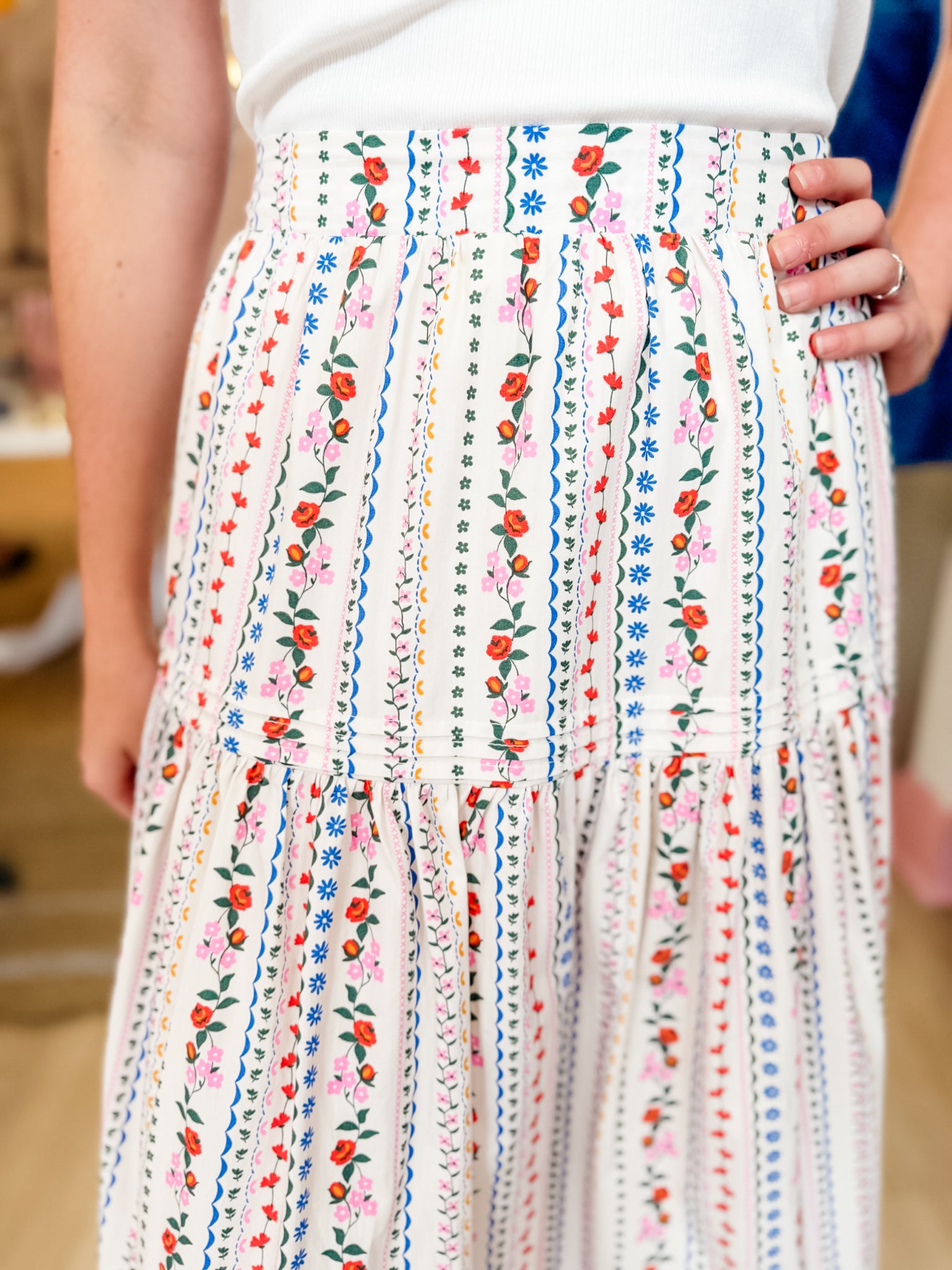 KARLIE Viney & Lovely Midi Skirt