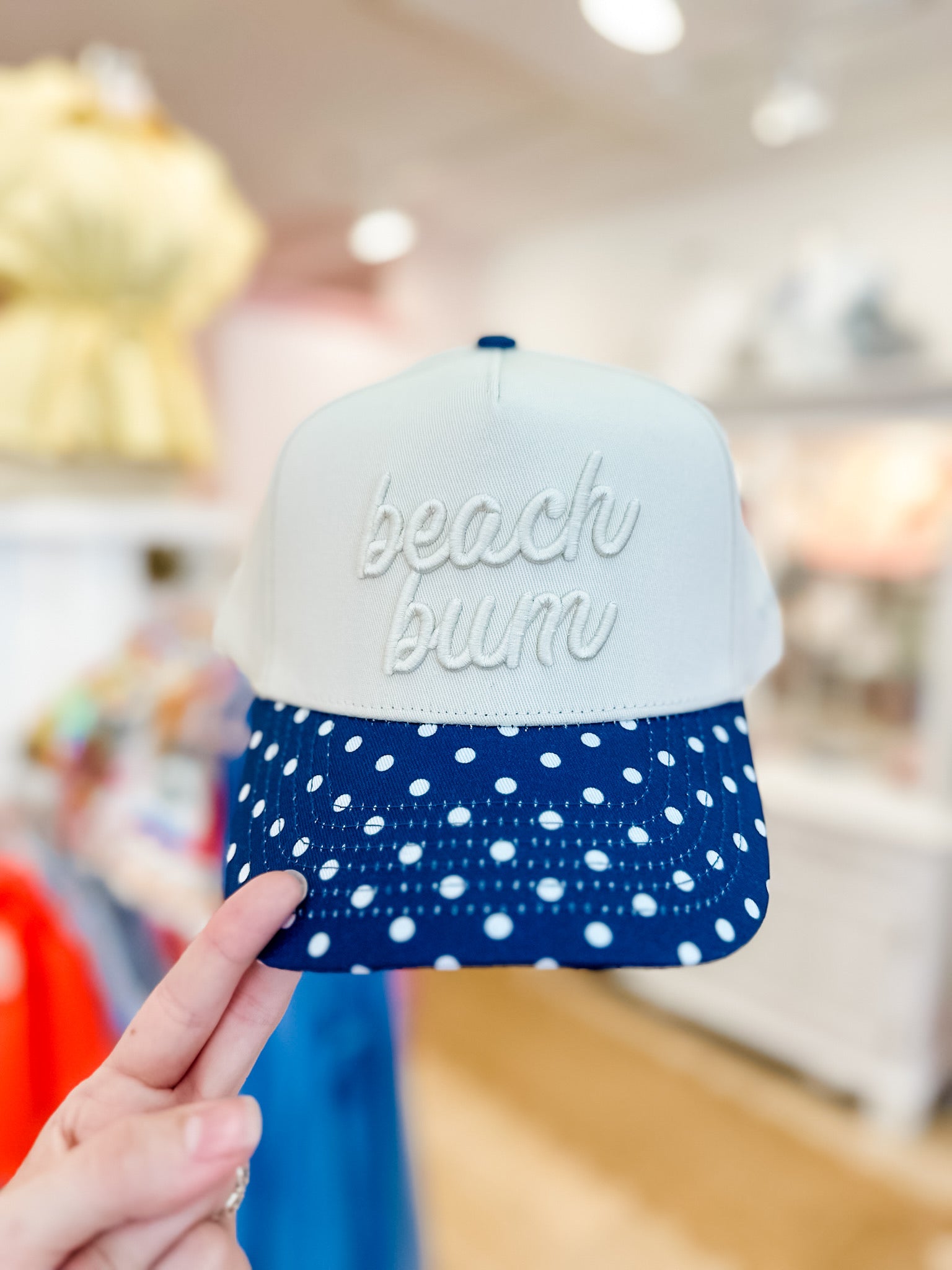 Beach Bum Embroidery Hat