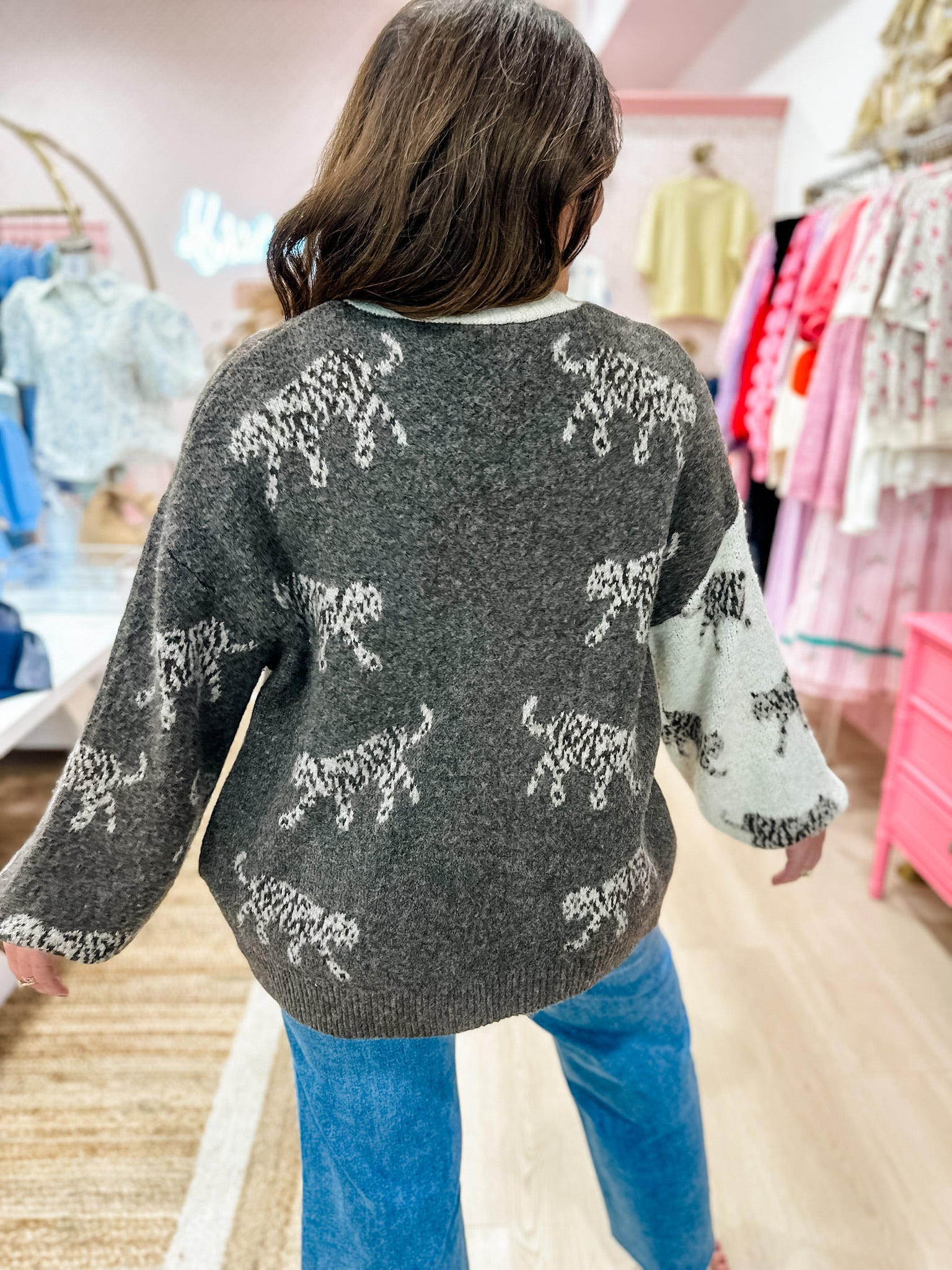 Wild About Winter Cardigan Sweater