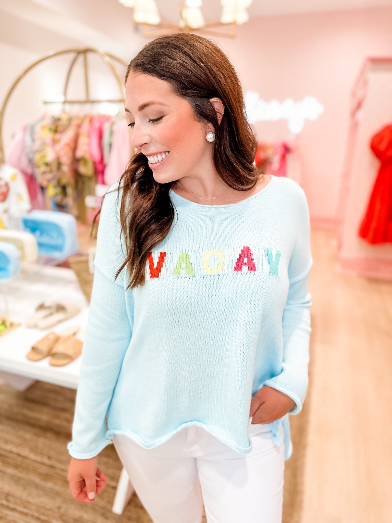 In "VACAY" Mode Sweater