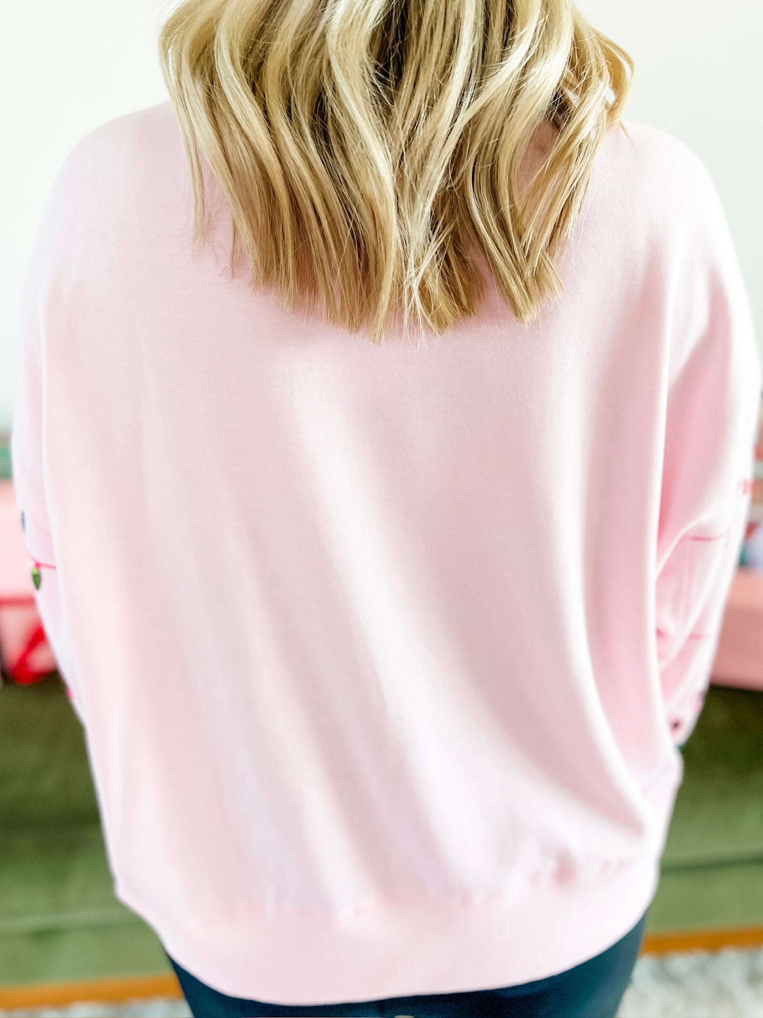 Fa La La Christmas Lights Pullover