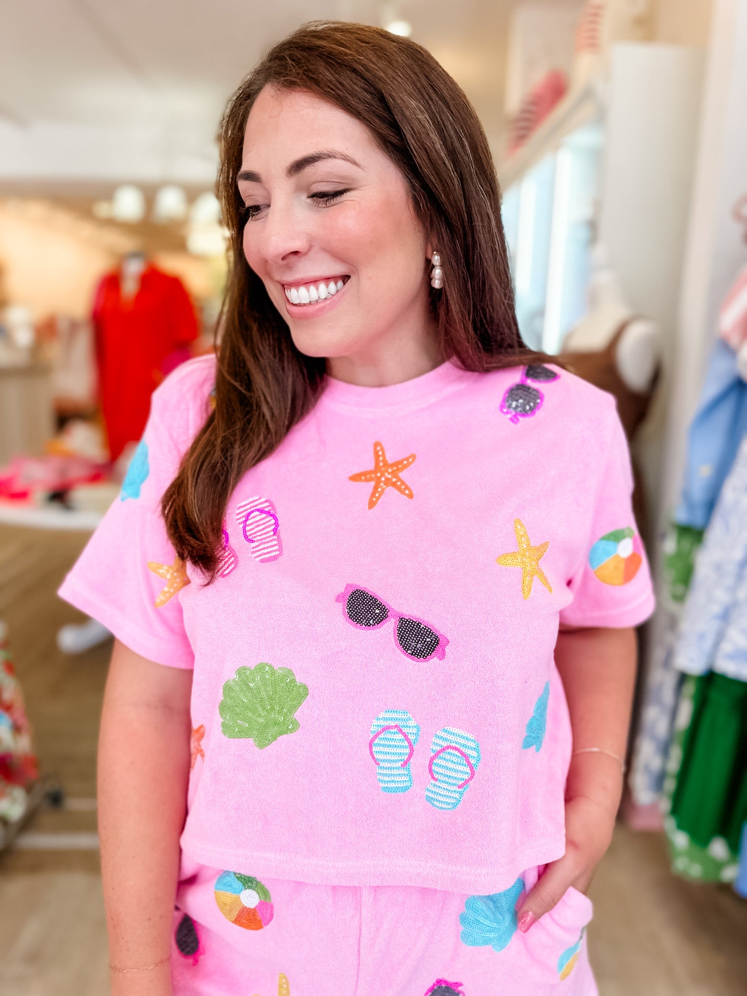 BELLE CHER Sequence Beach Accessories Top