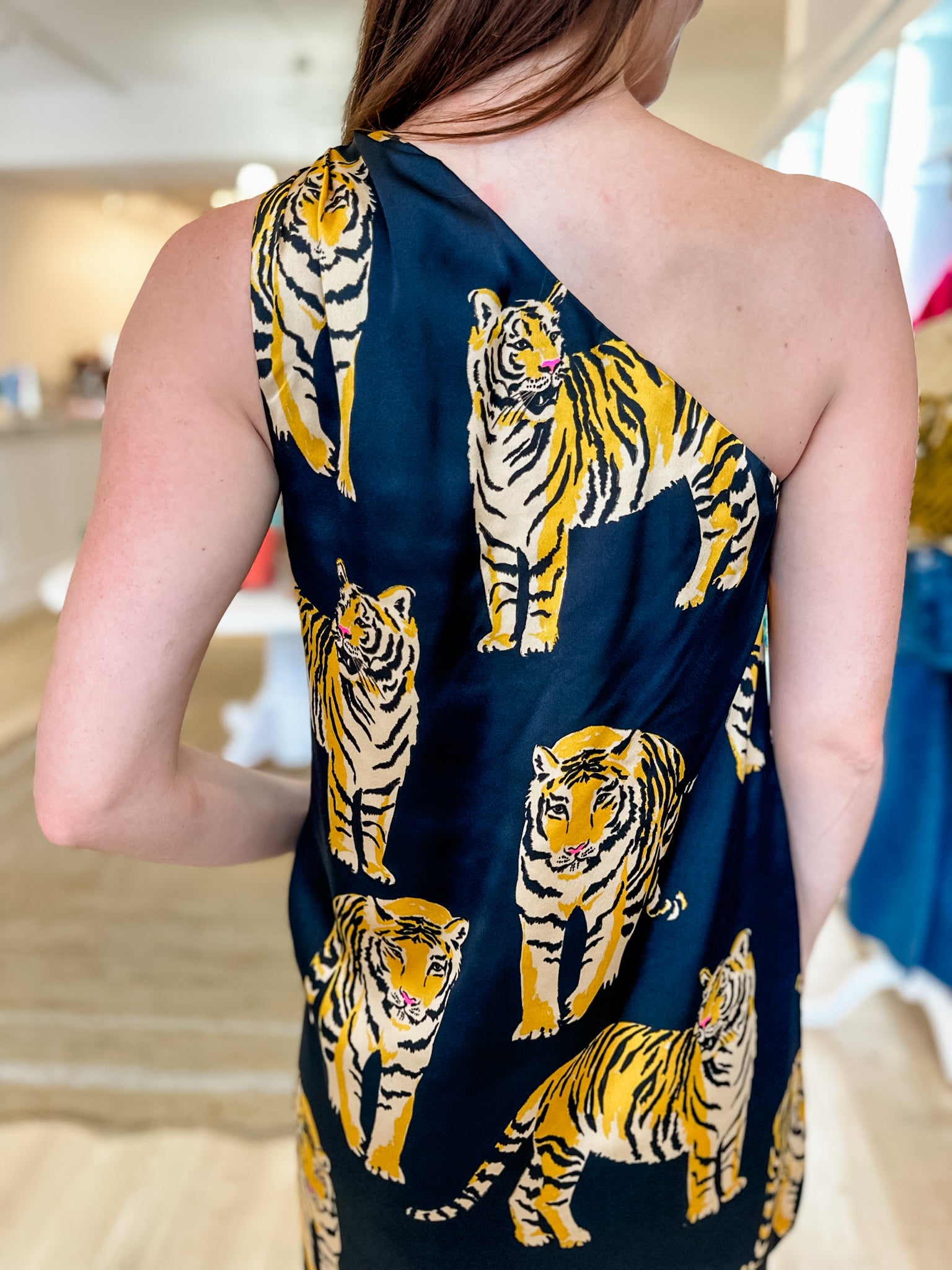 Jungle Spark Mini Dress- Black