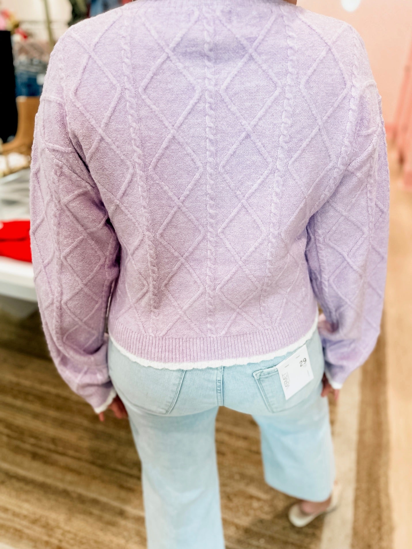 Loving You in Lilac Sweater