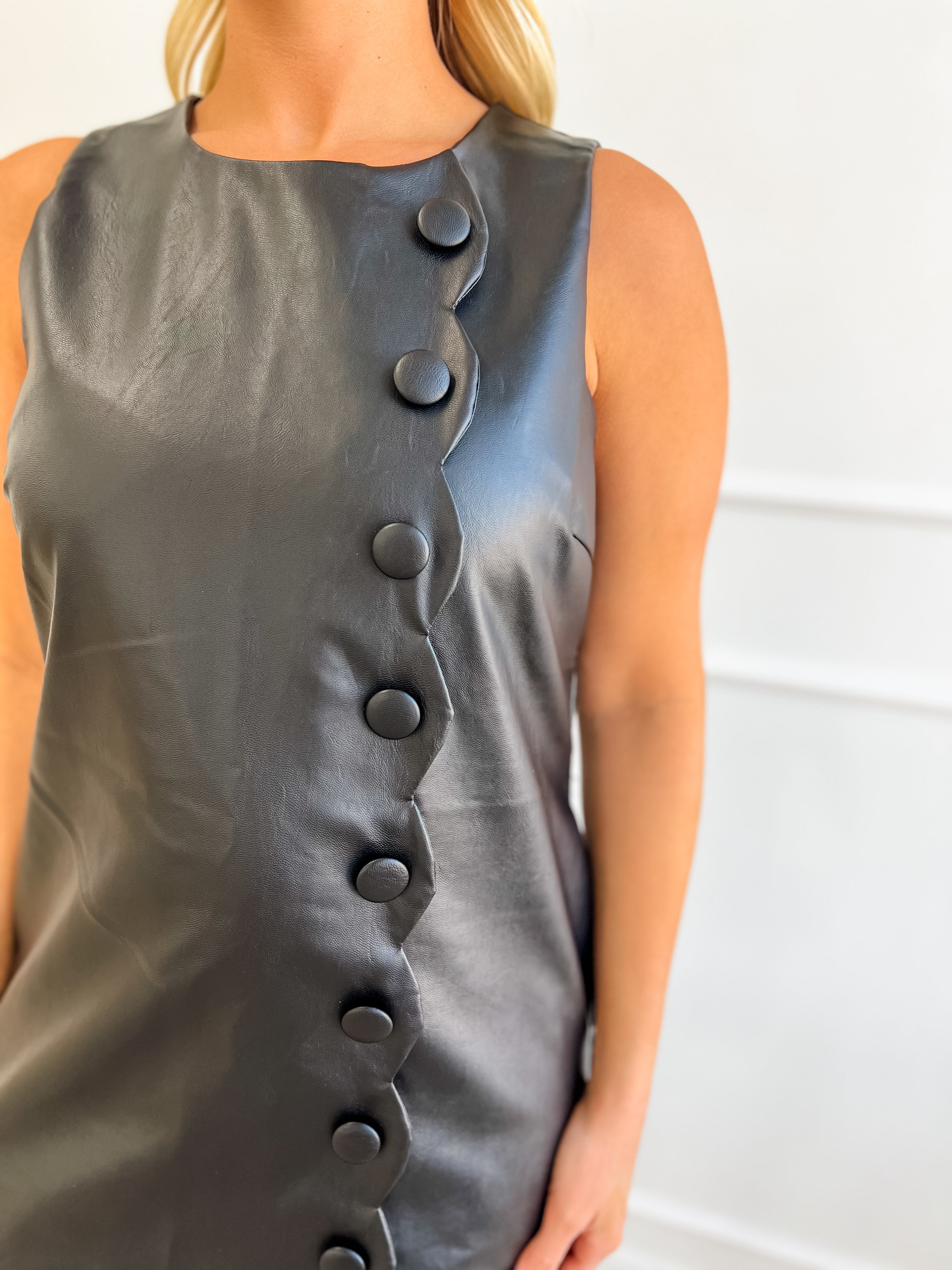 Ladies Night Out Leather Dress