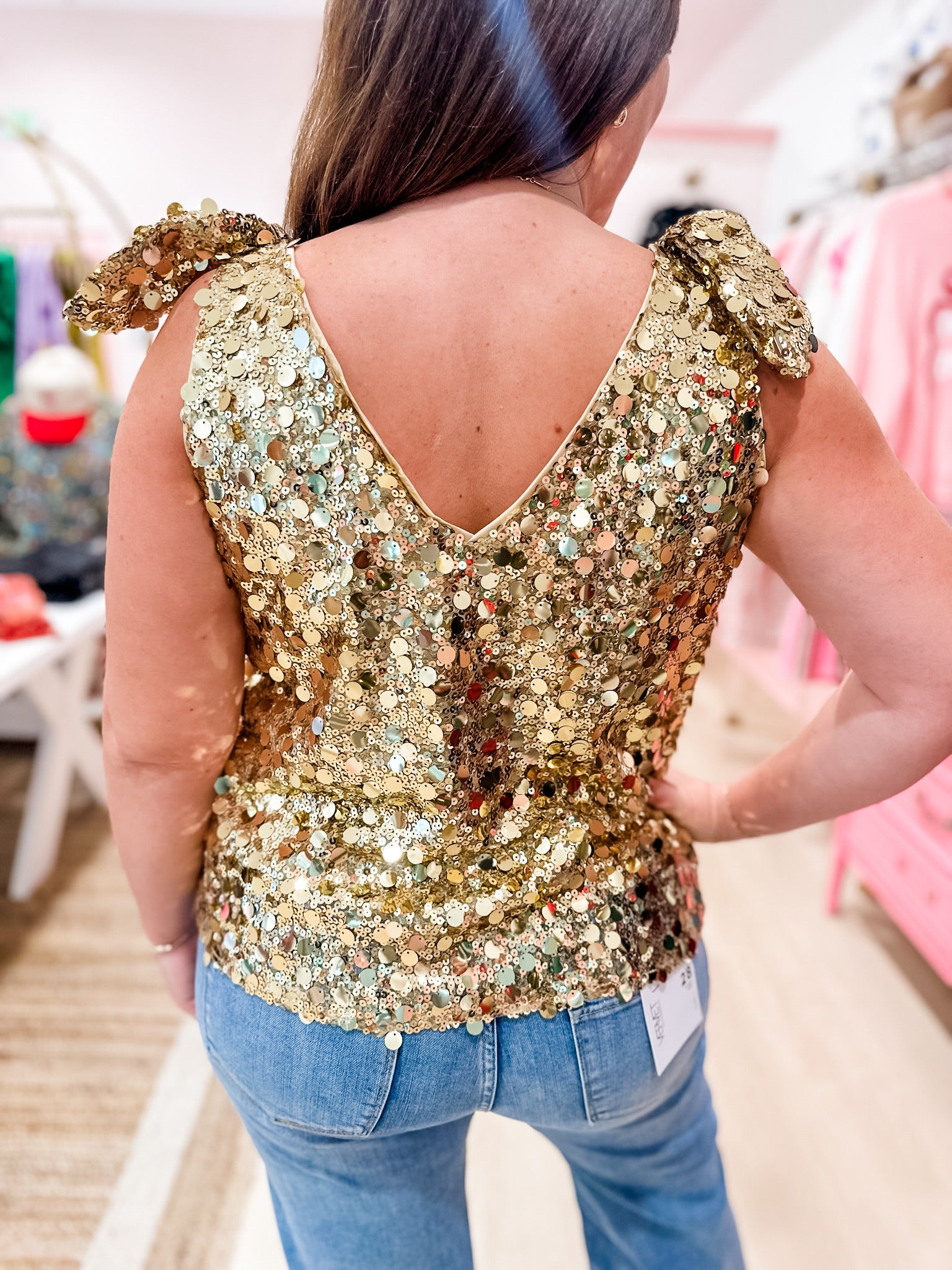 Pot of Gold Sequin Top