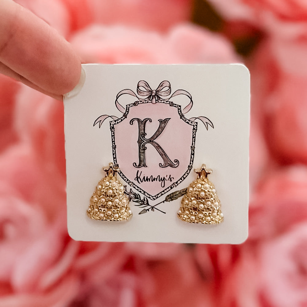 Mini Tree Stud Earring- Gold