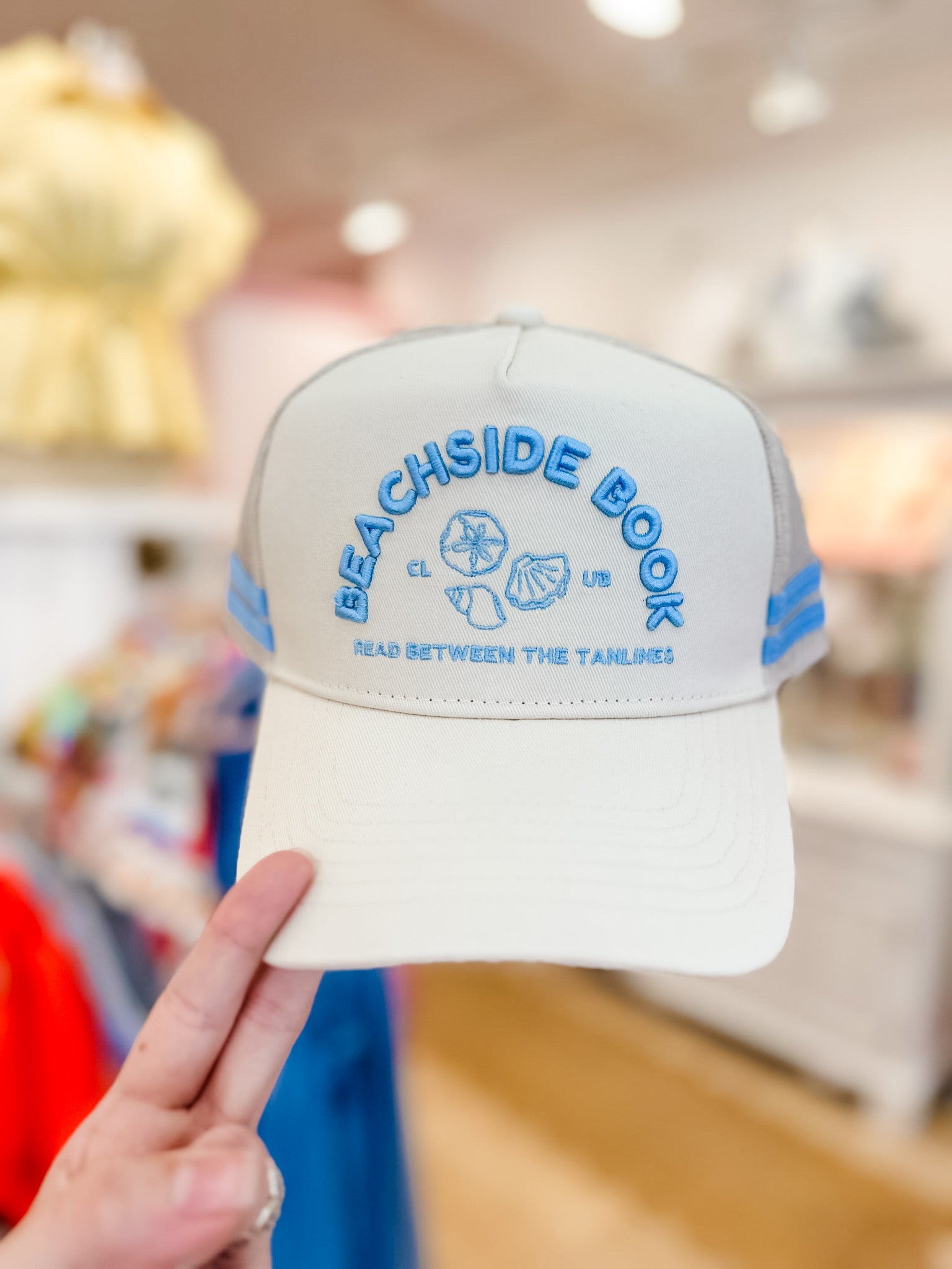 Beachside Book Trucker Hat