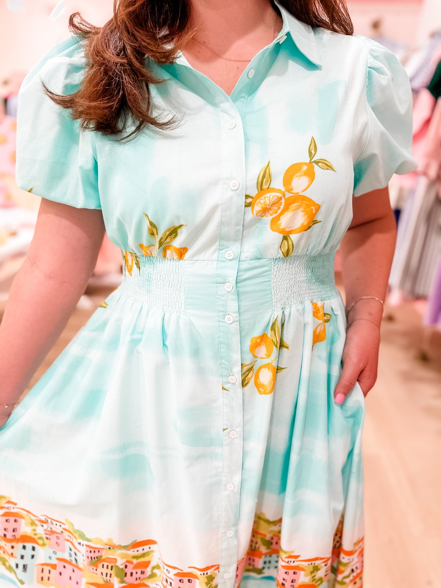 Coastal Citrus Dream Dress