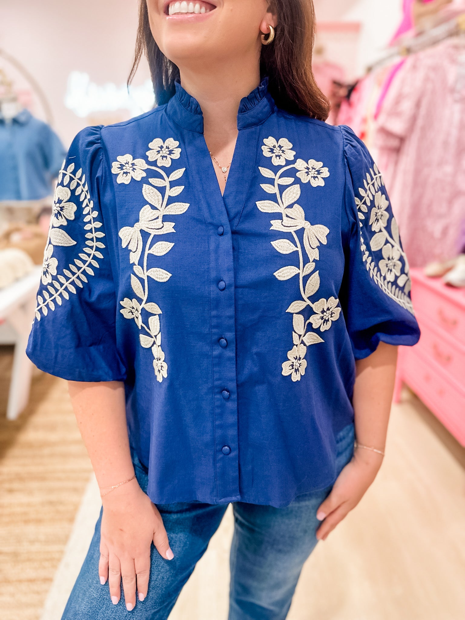 Stitched Up and Ready To Go Blouse