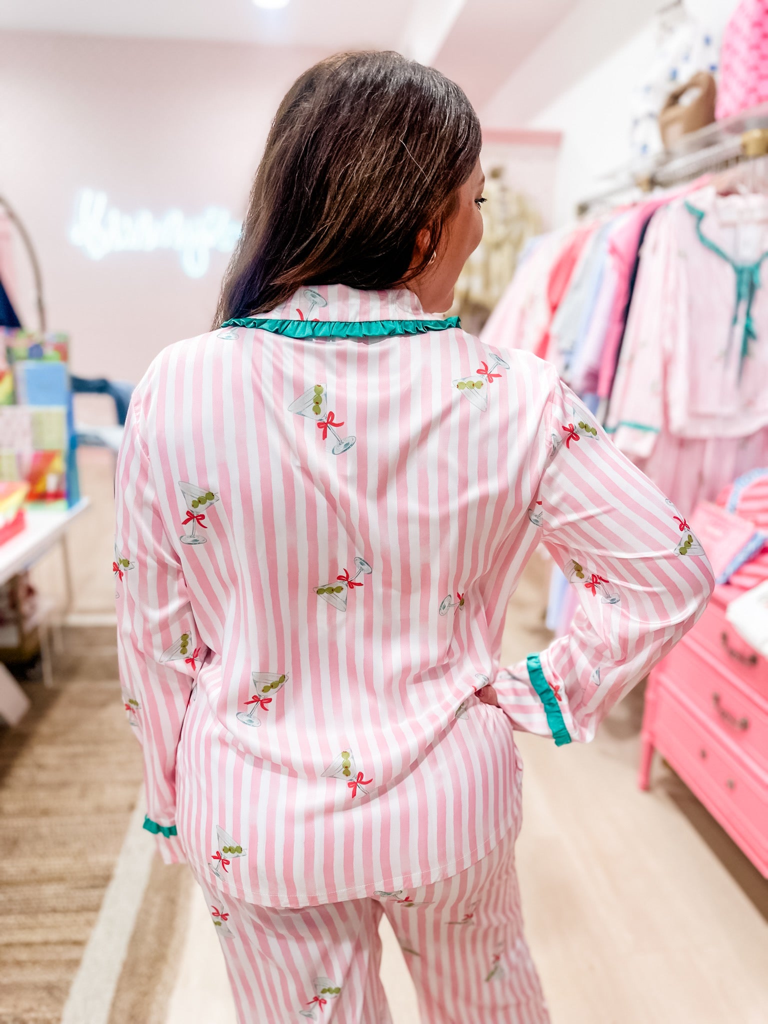 Merry Martini Pajama Set