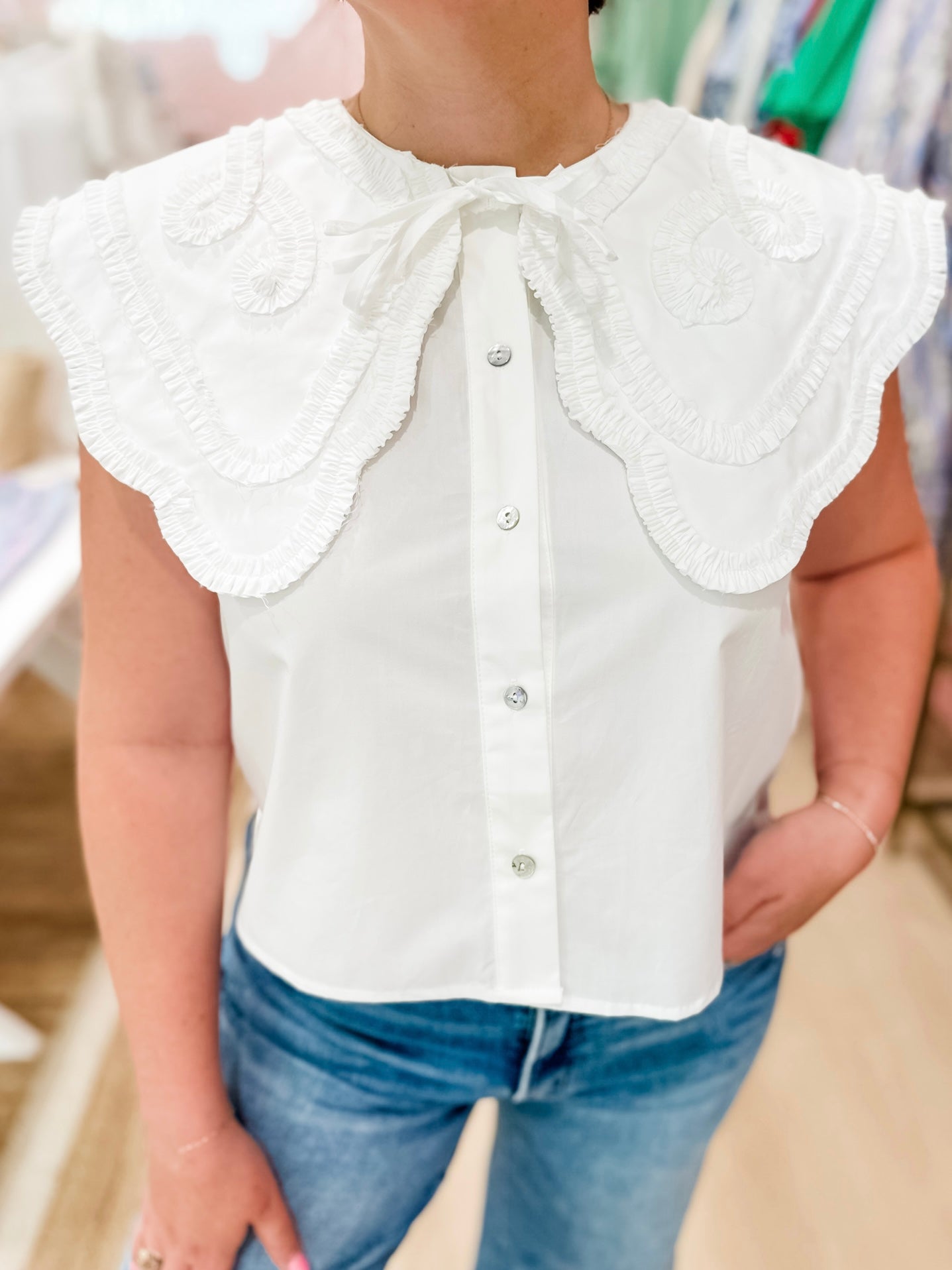 Pristine Spring Blouse