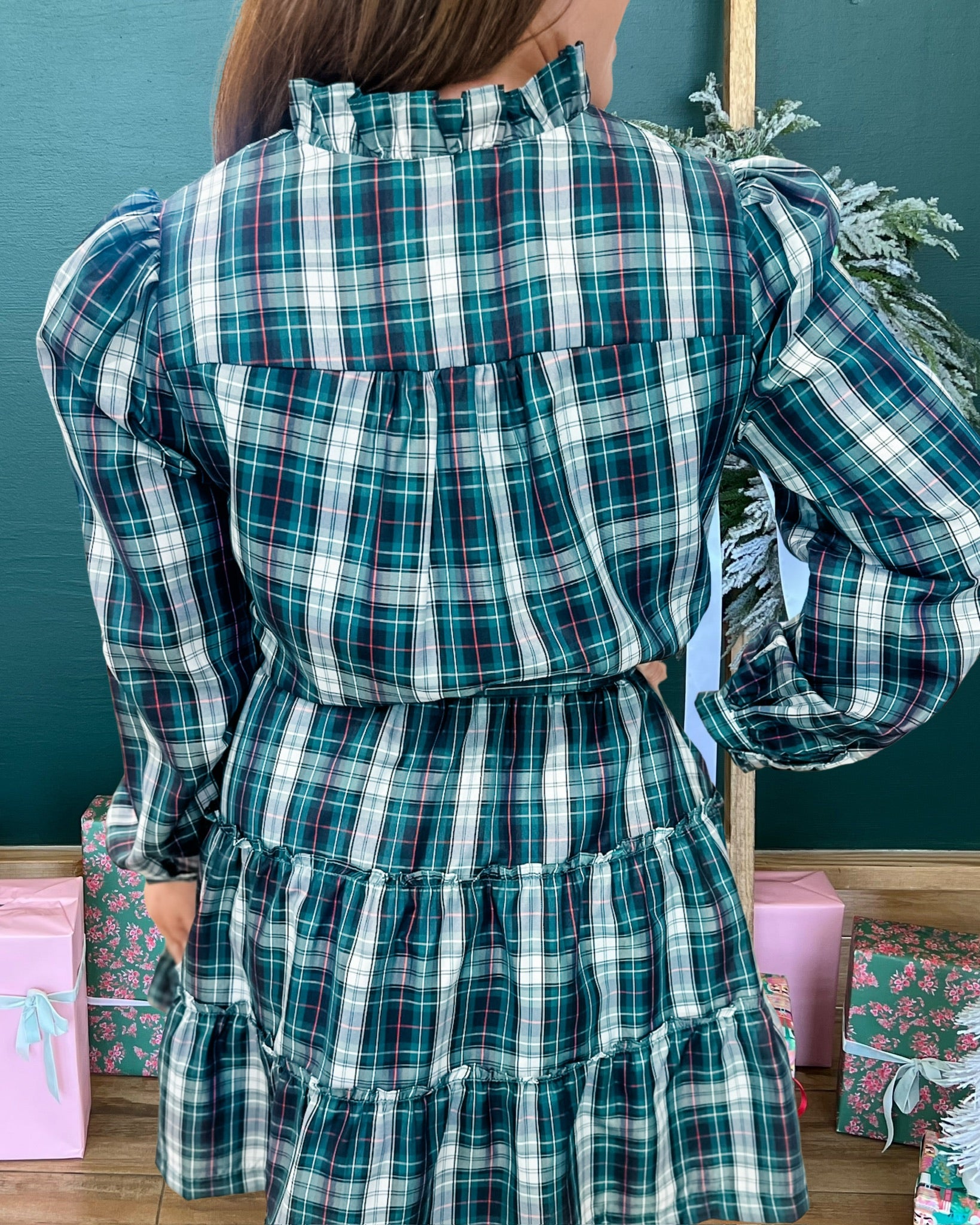 Holly Jolly Plaid Dress