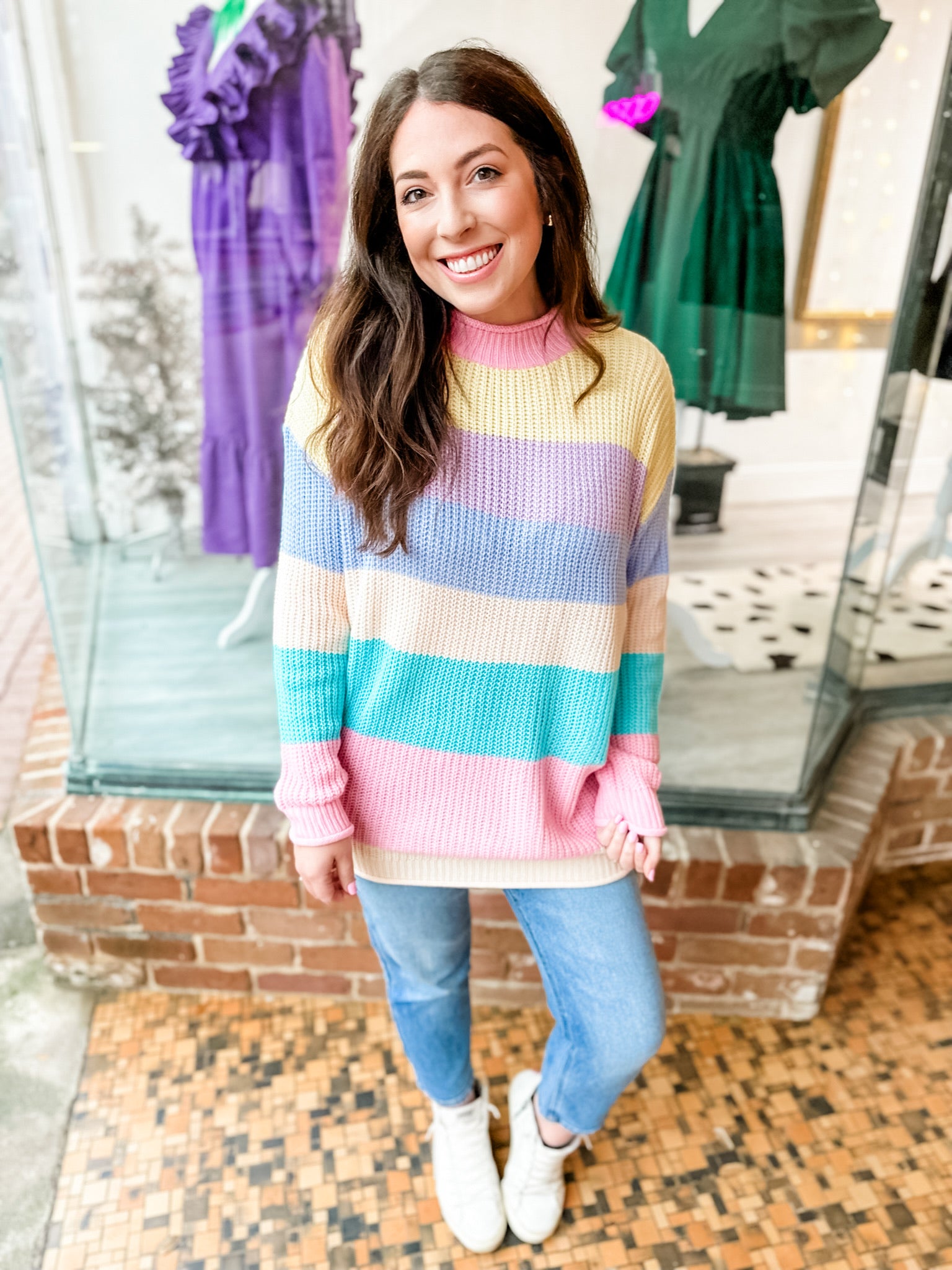 Pastel Color Palette Sweater