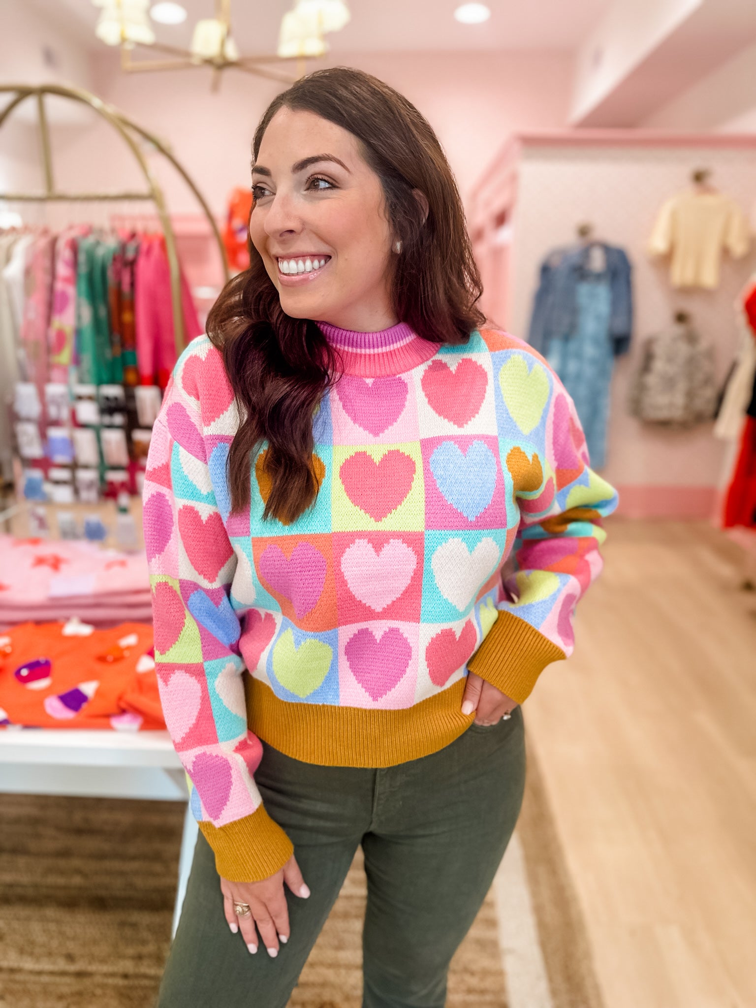 Candy Hearts Sweater