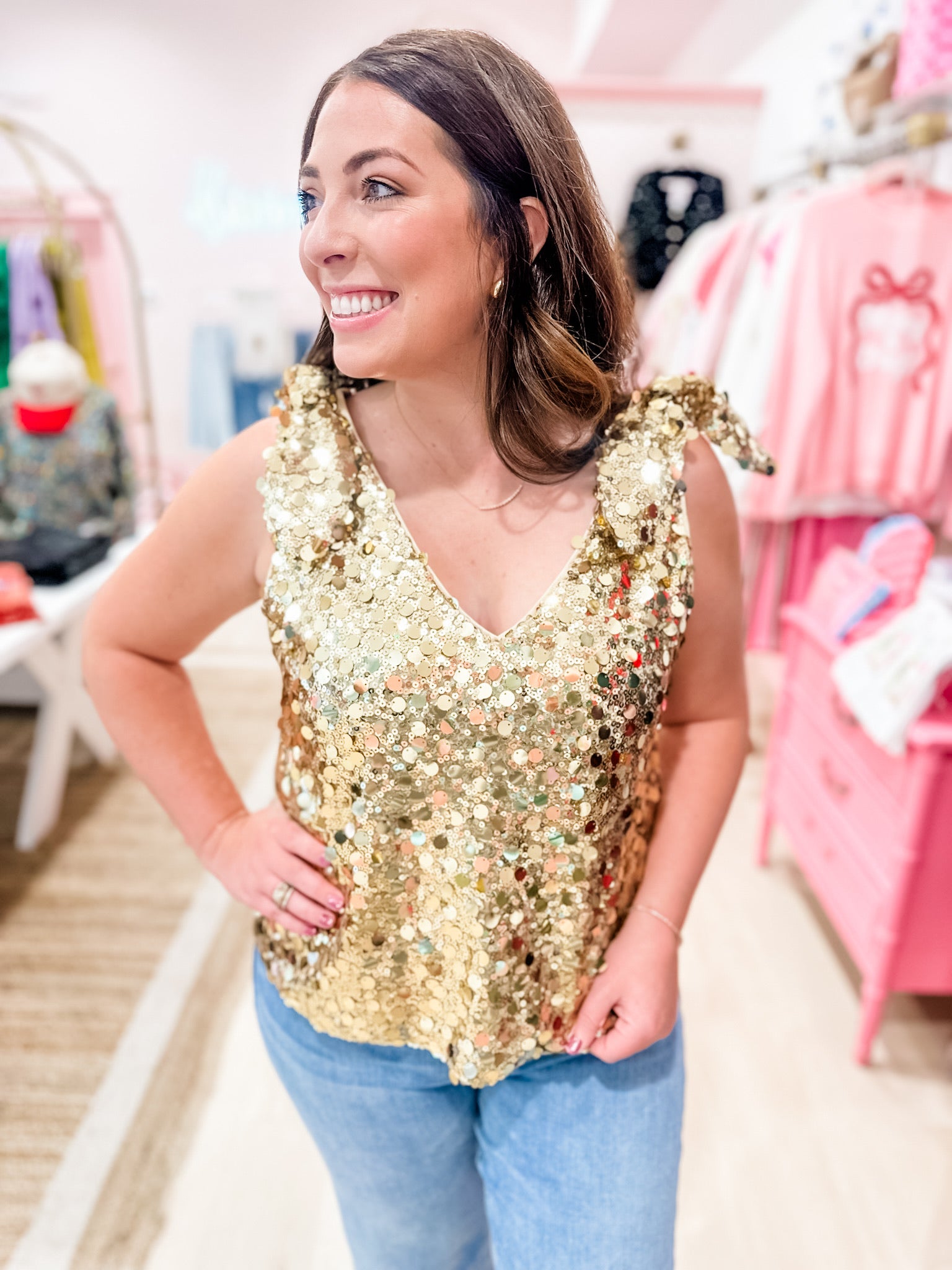 Pot of Gold Sequin Top