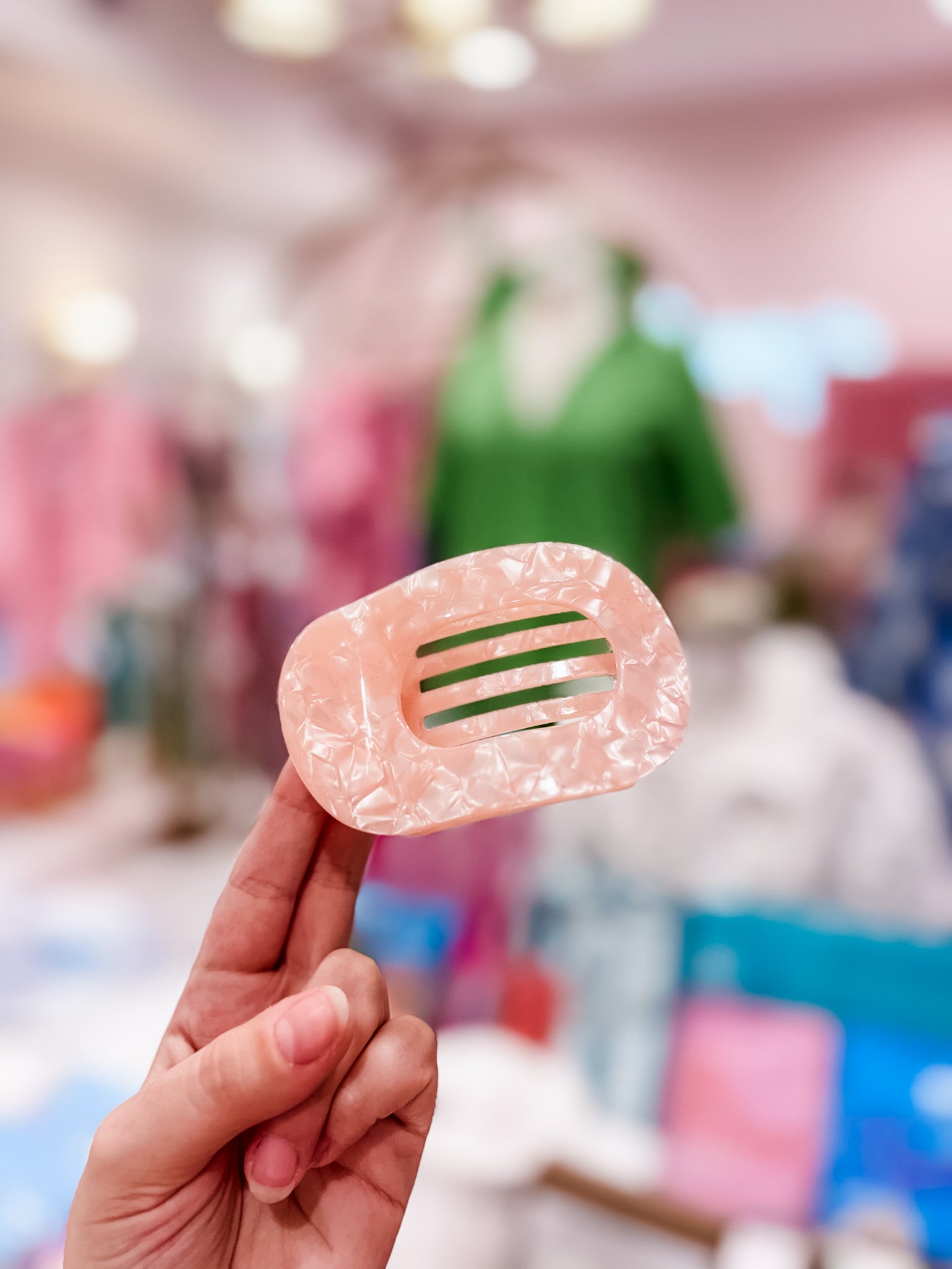 Neutral Era Flat Claw Clip- Pink