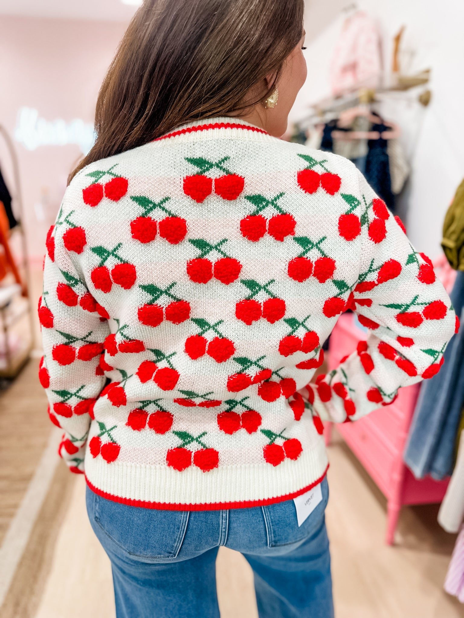 Sweeter Than Cherry Pie Sweater- Red