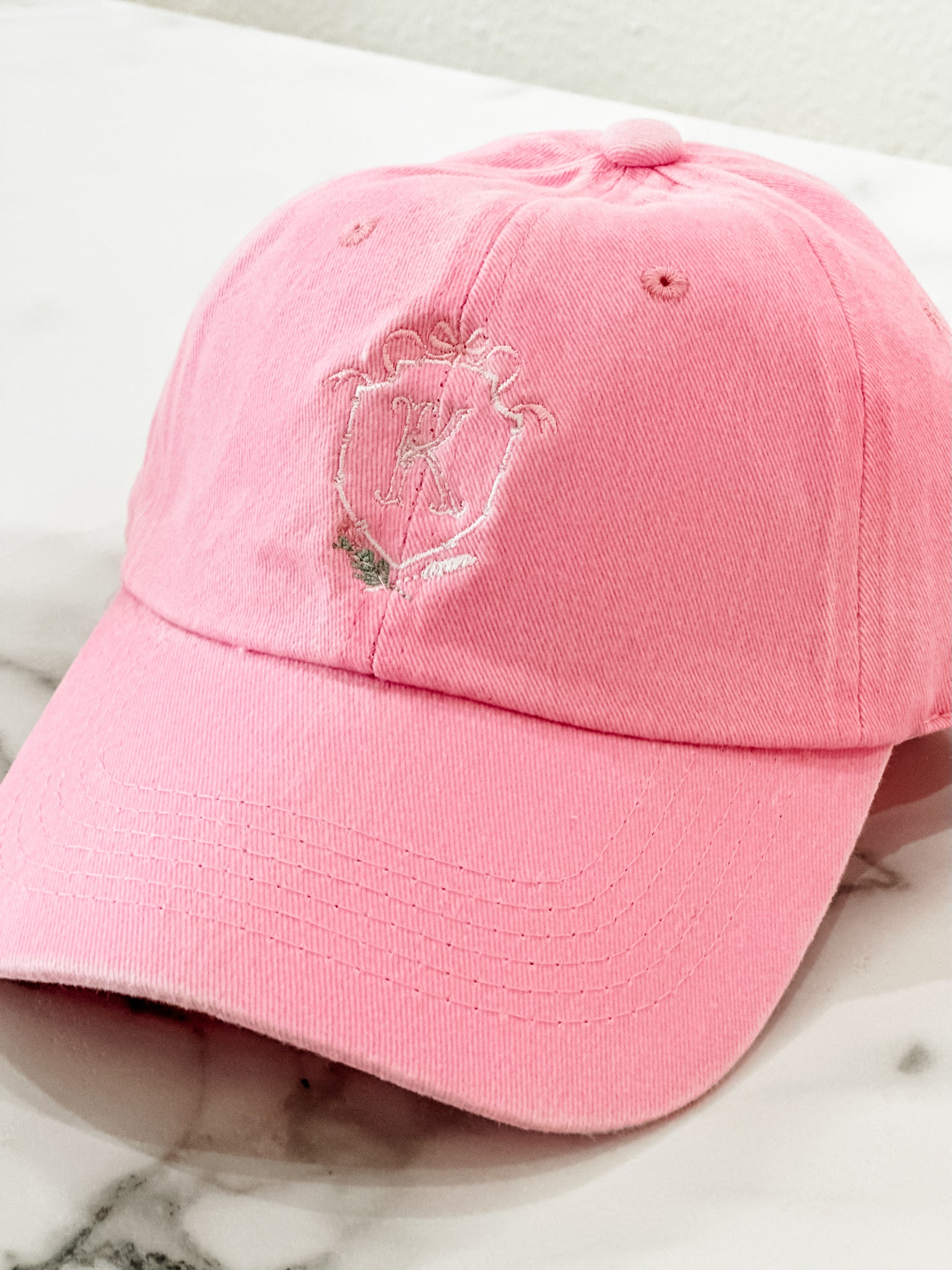 Kimmy's Logo Cap - Washed Pink