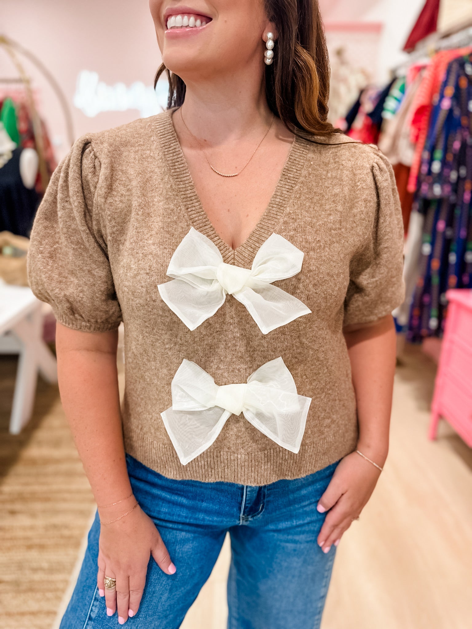 Bow-utiful Knit Sweater