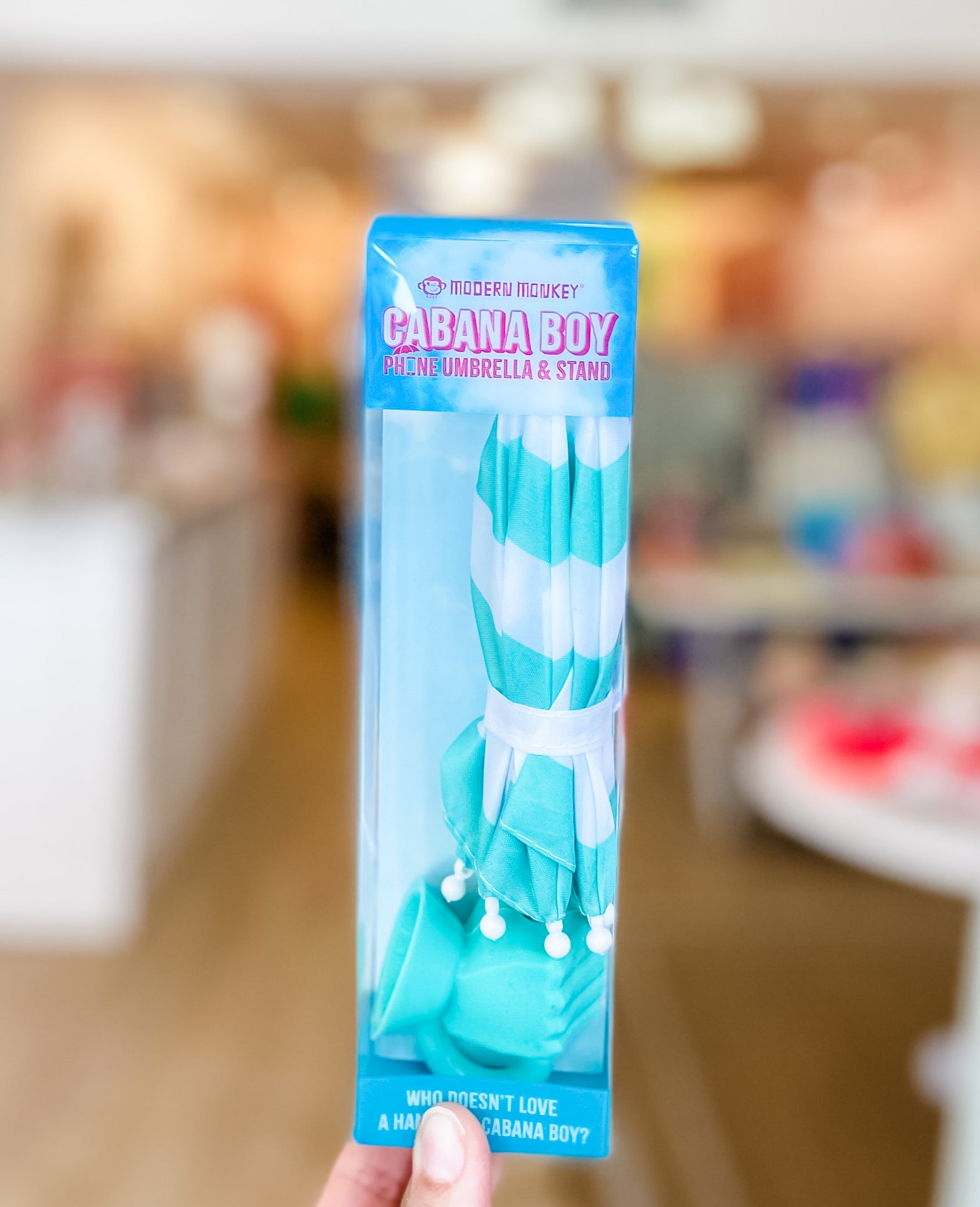 Cabana Boy Phone Umbrella- Teal