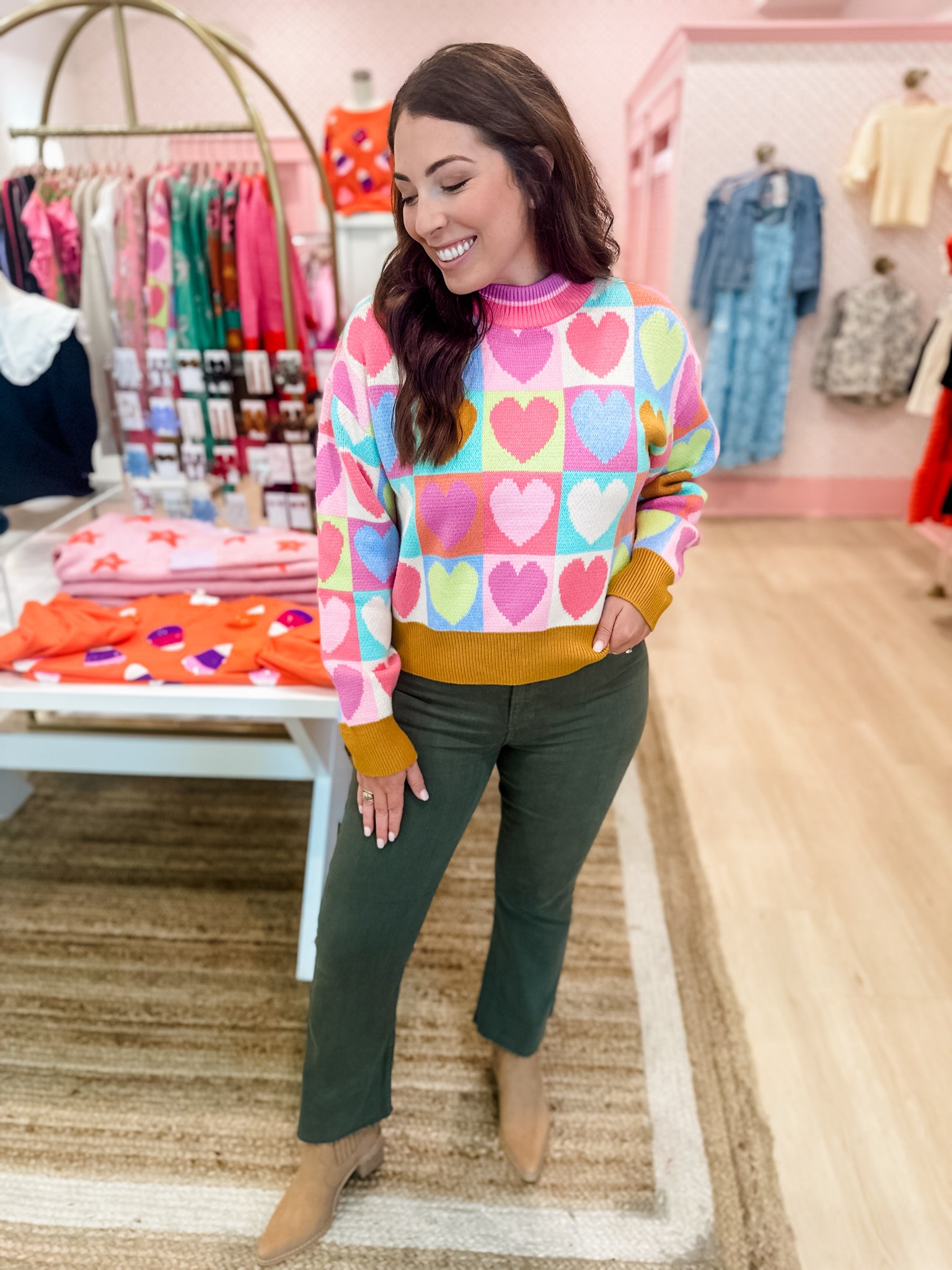 Candy Hearts Sweater