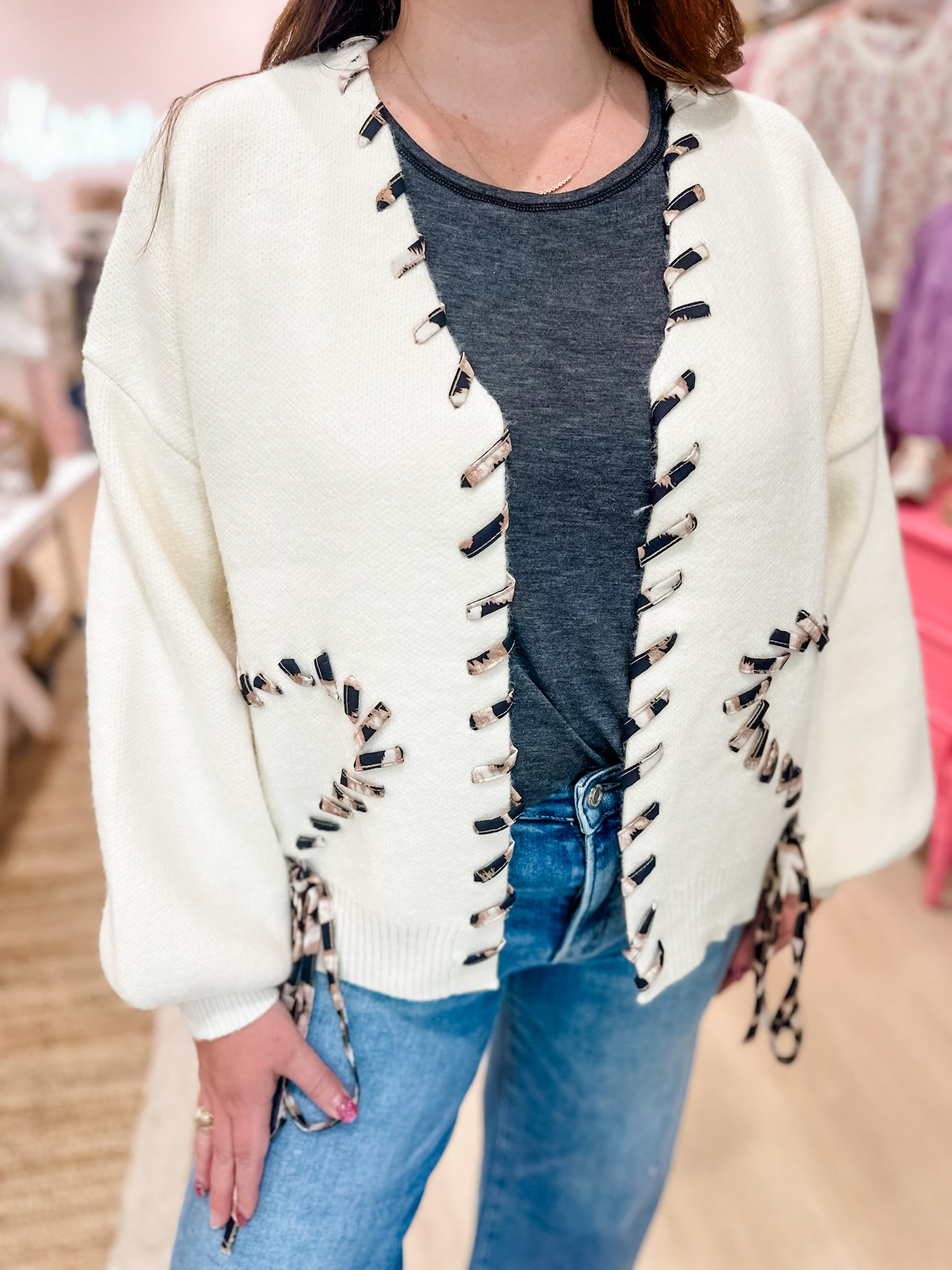 Layered in Leopard Cardigan