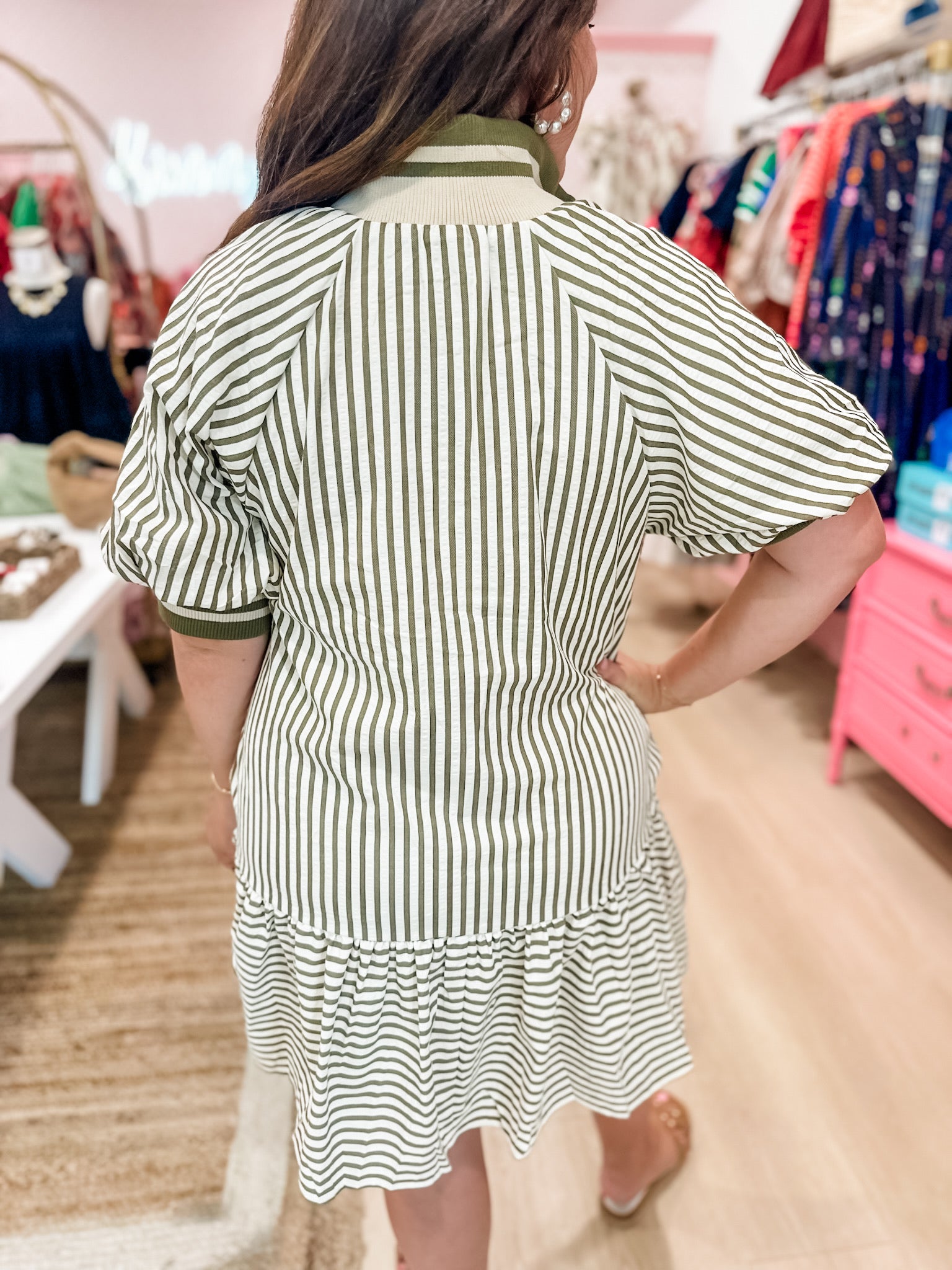 Extending an Olive Branch Dress