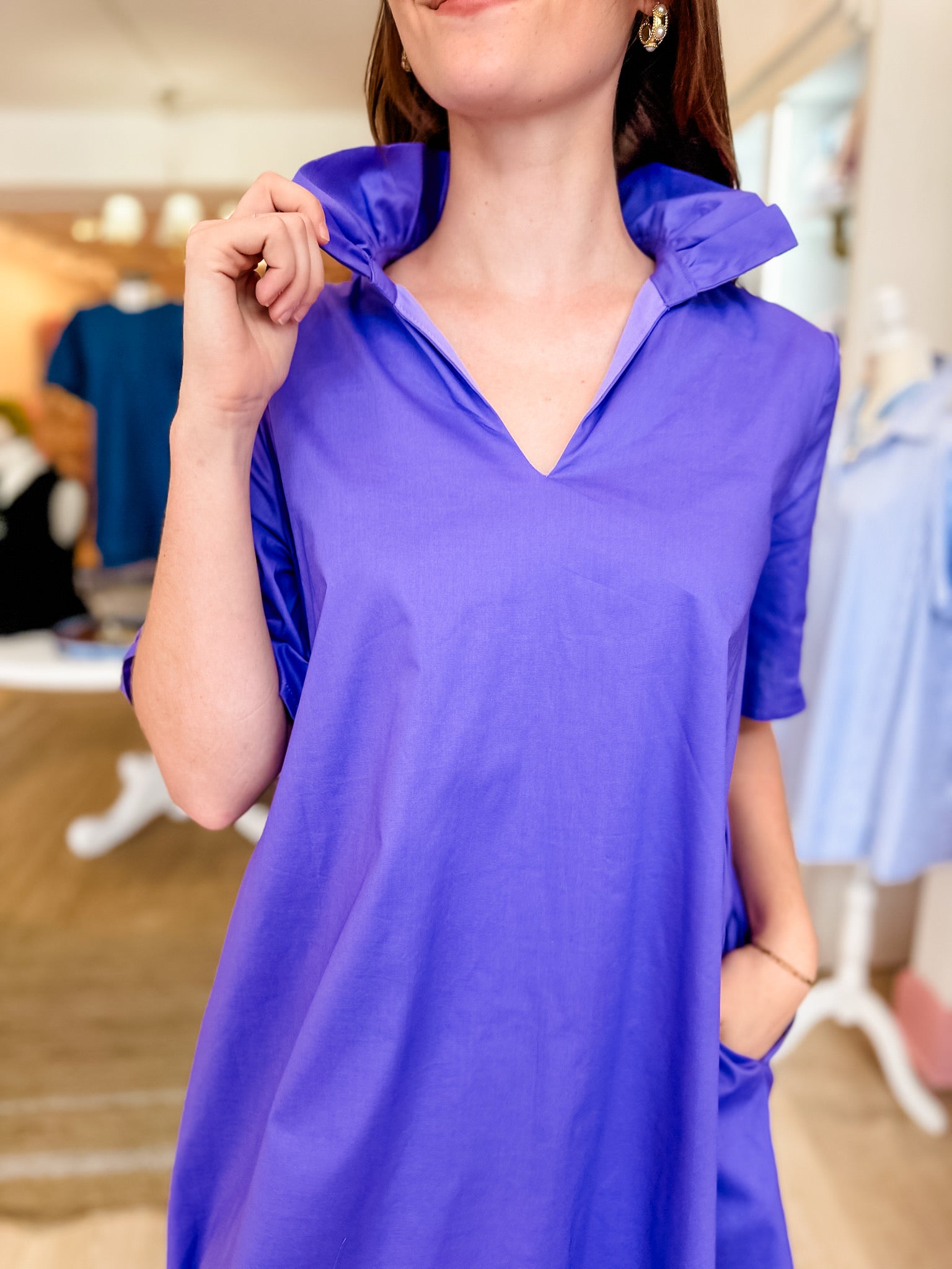 A Passion for Purple Mini Dress