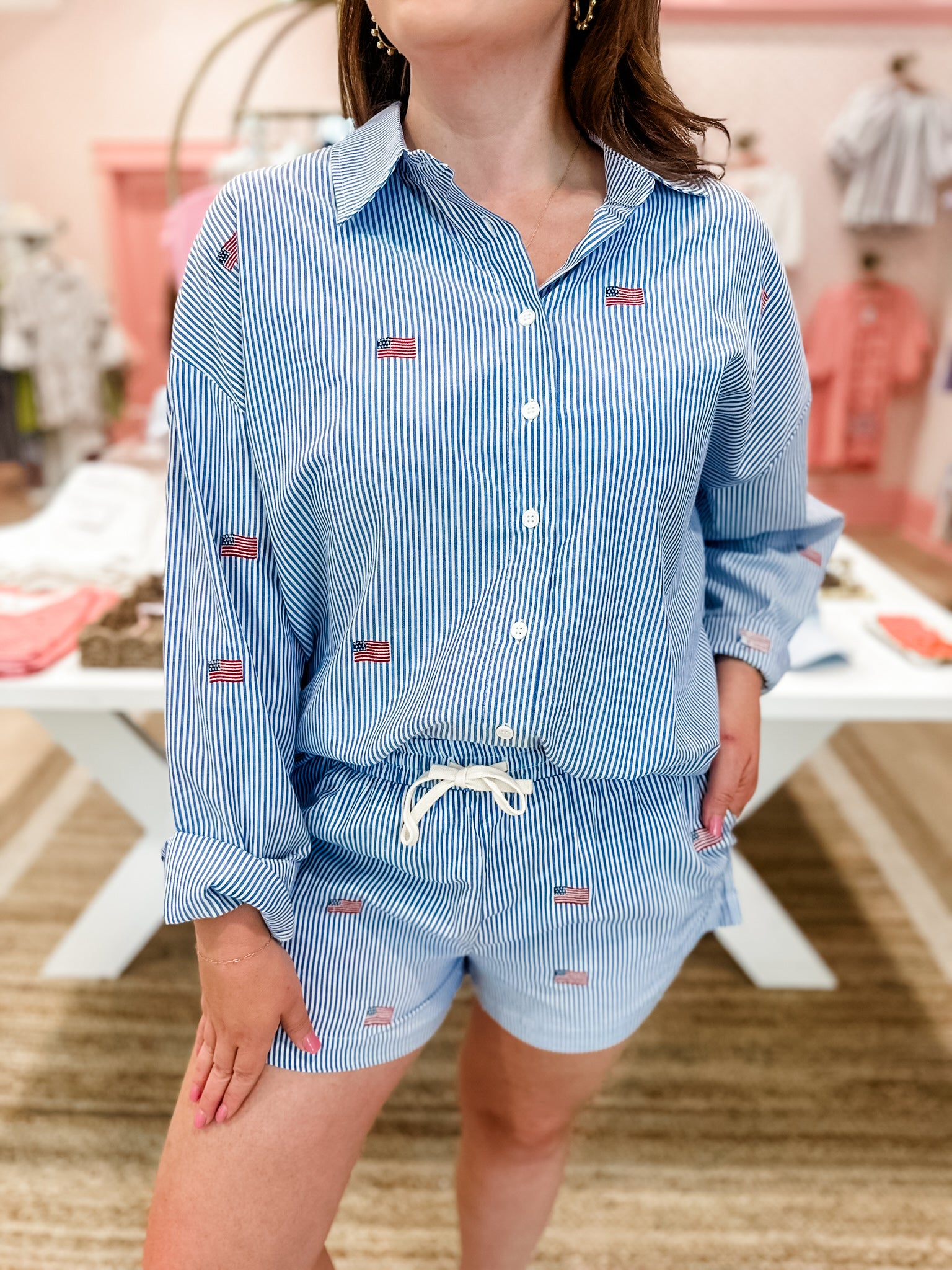 Old Glory Two-Piece Set - Blue