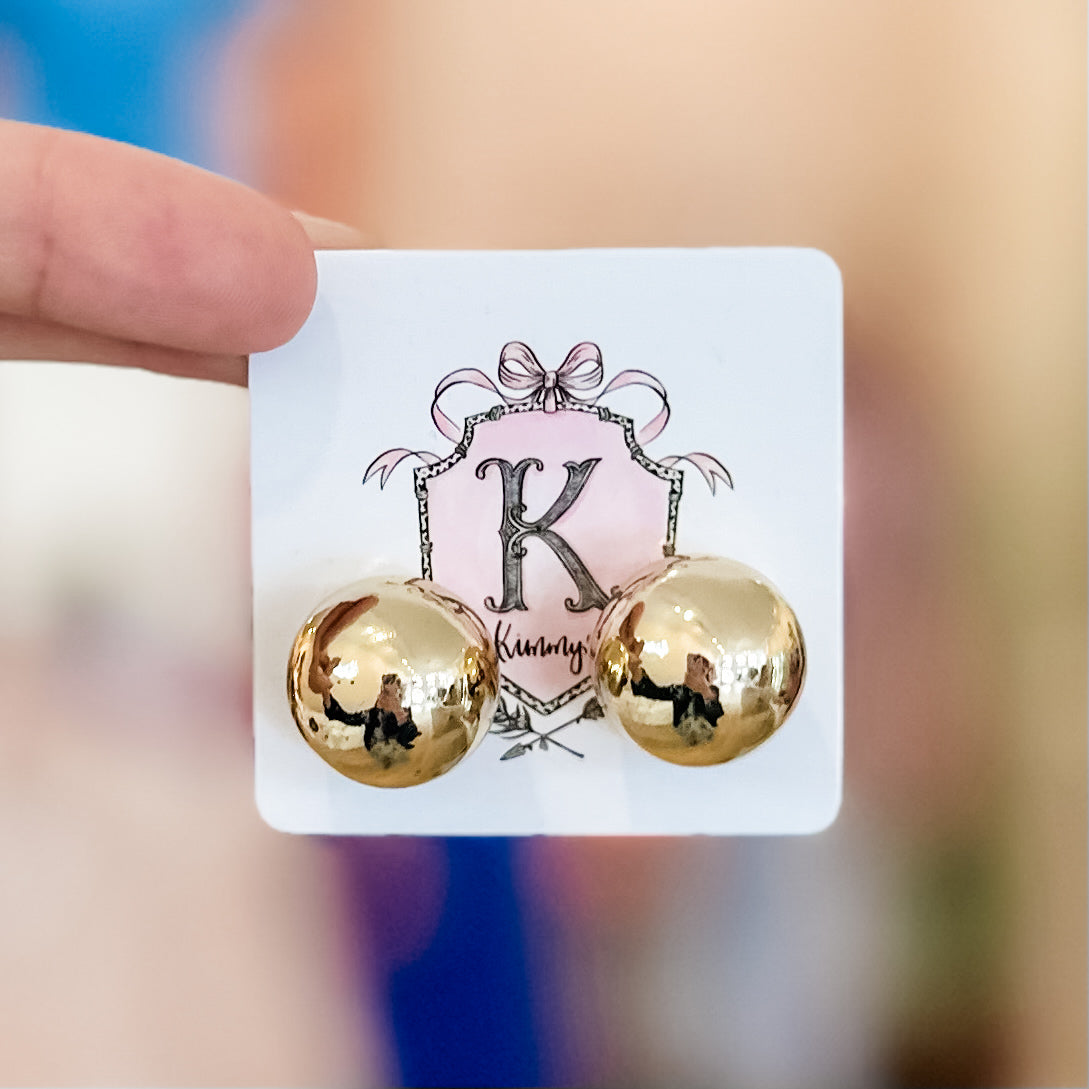 Gold Ball Studs- Large