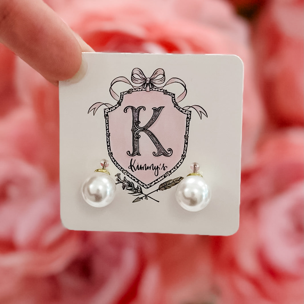 Double Pearl Earring