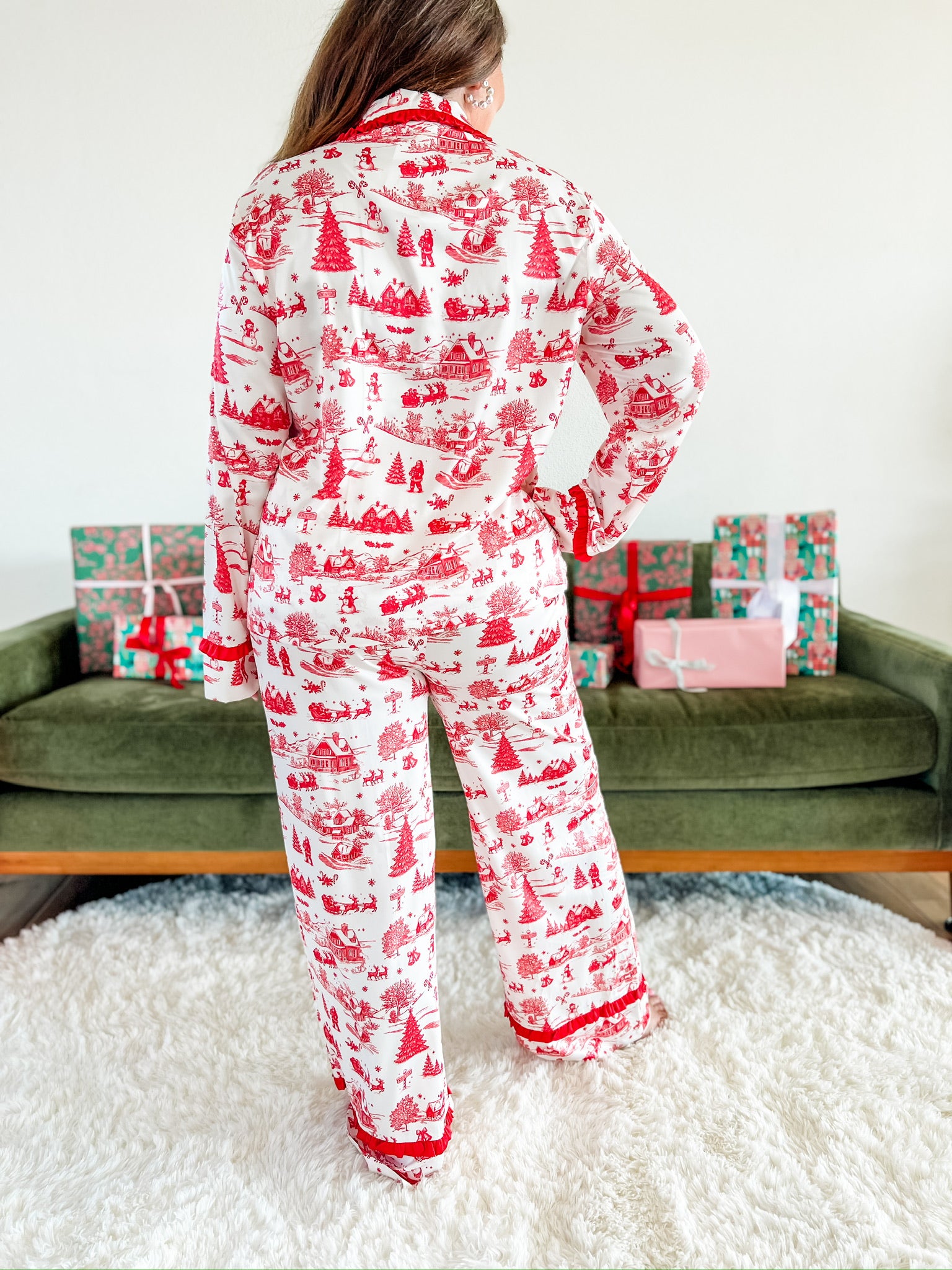 Santa’s Village Christmas Pajamas
